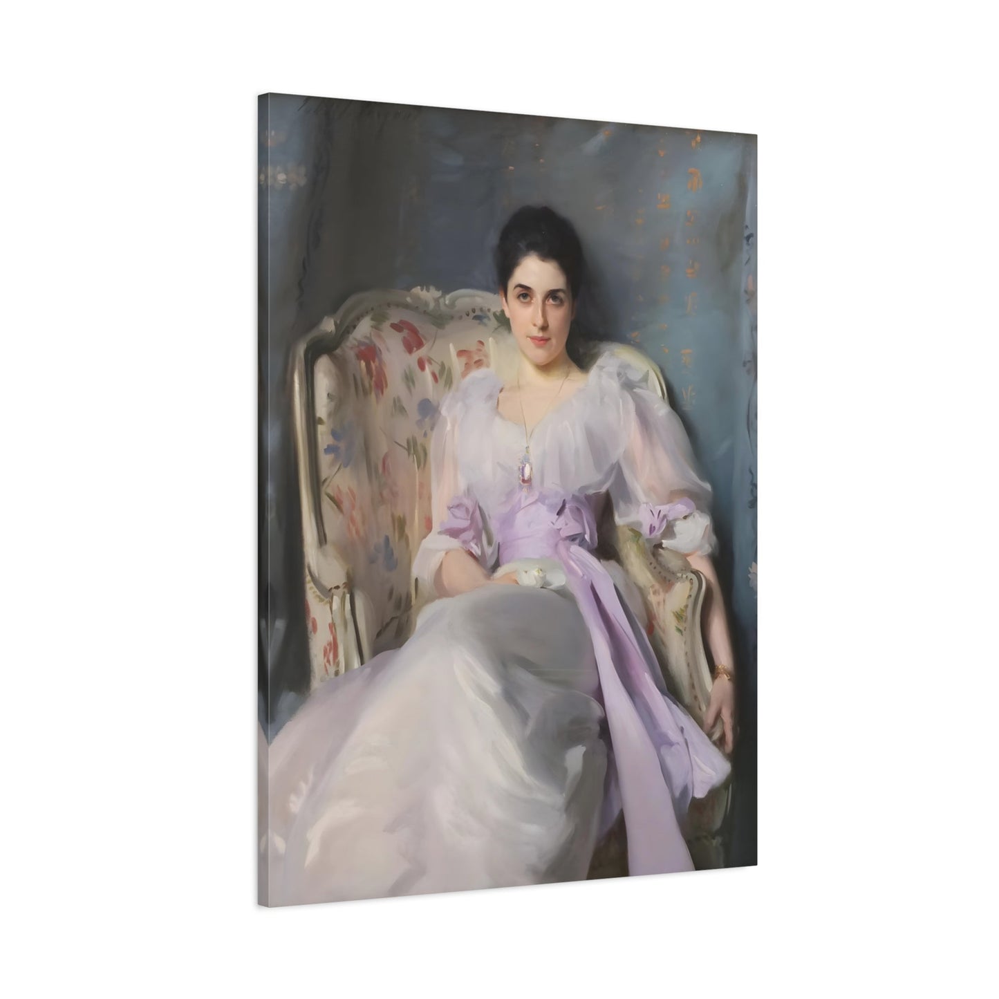 John Singer Sargent Lady Agnew of Lochnaw - Framed Canvas Wall Art Painting Print