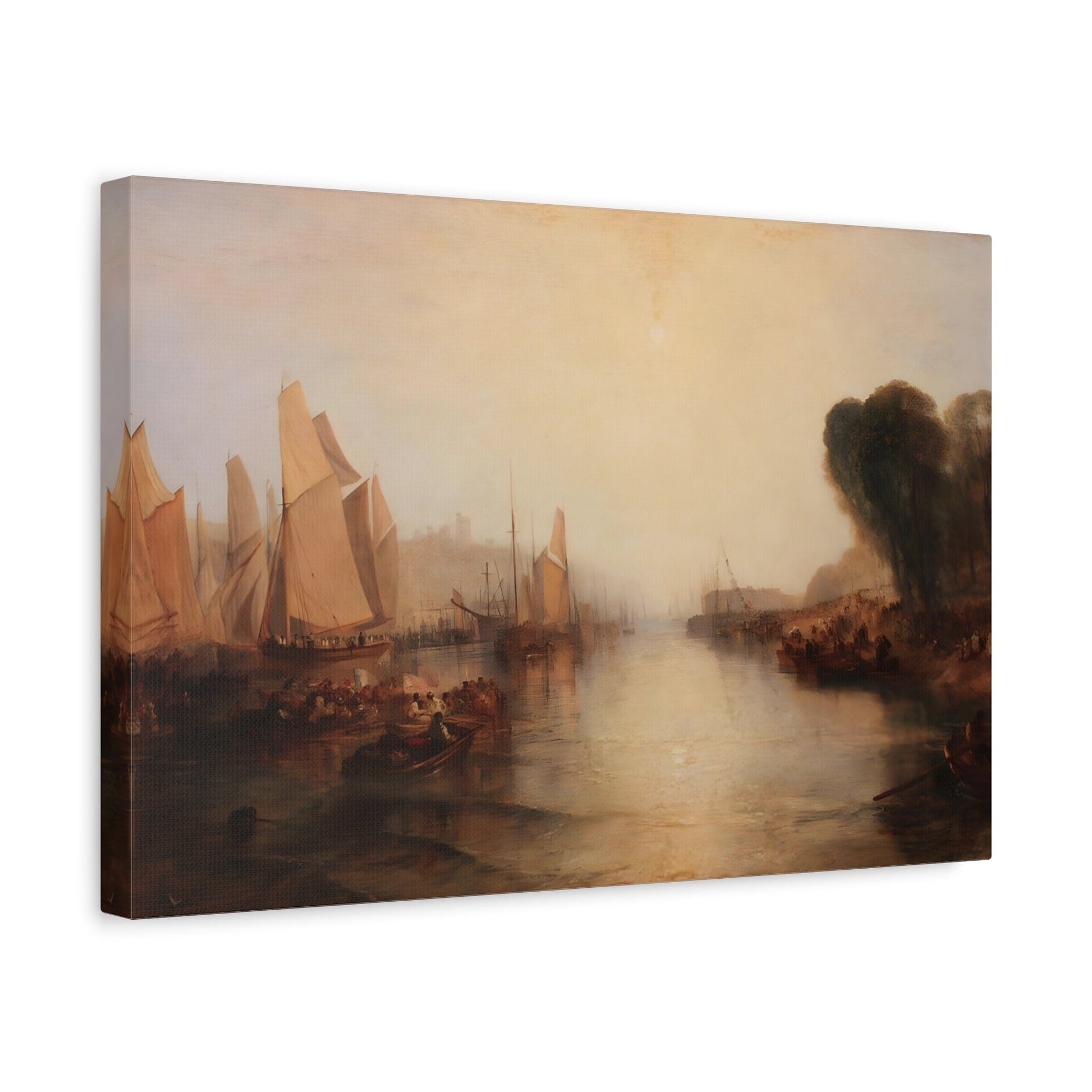 Joseph Mallord William Turner East Cowes Castle - Watercolor Canvas Wall Art Painting Print