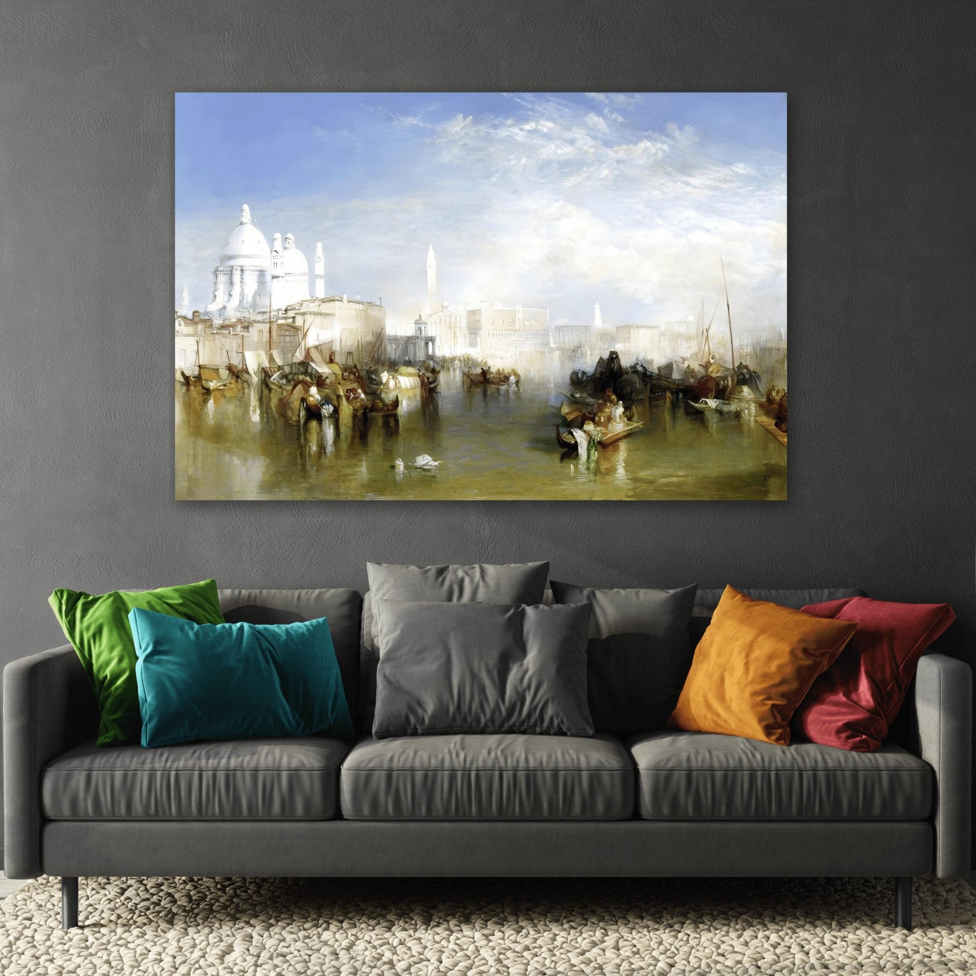 Joseph Mallord William Turner Venice from the Giudecca - Canvas Wall Art Painting Print