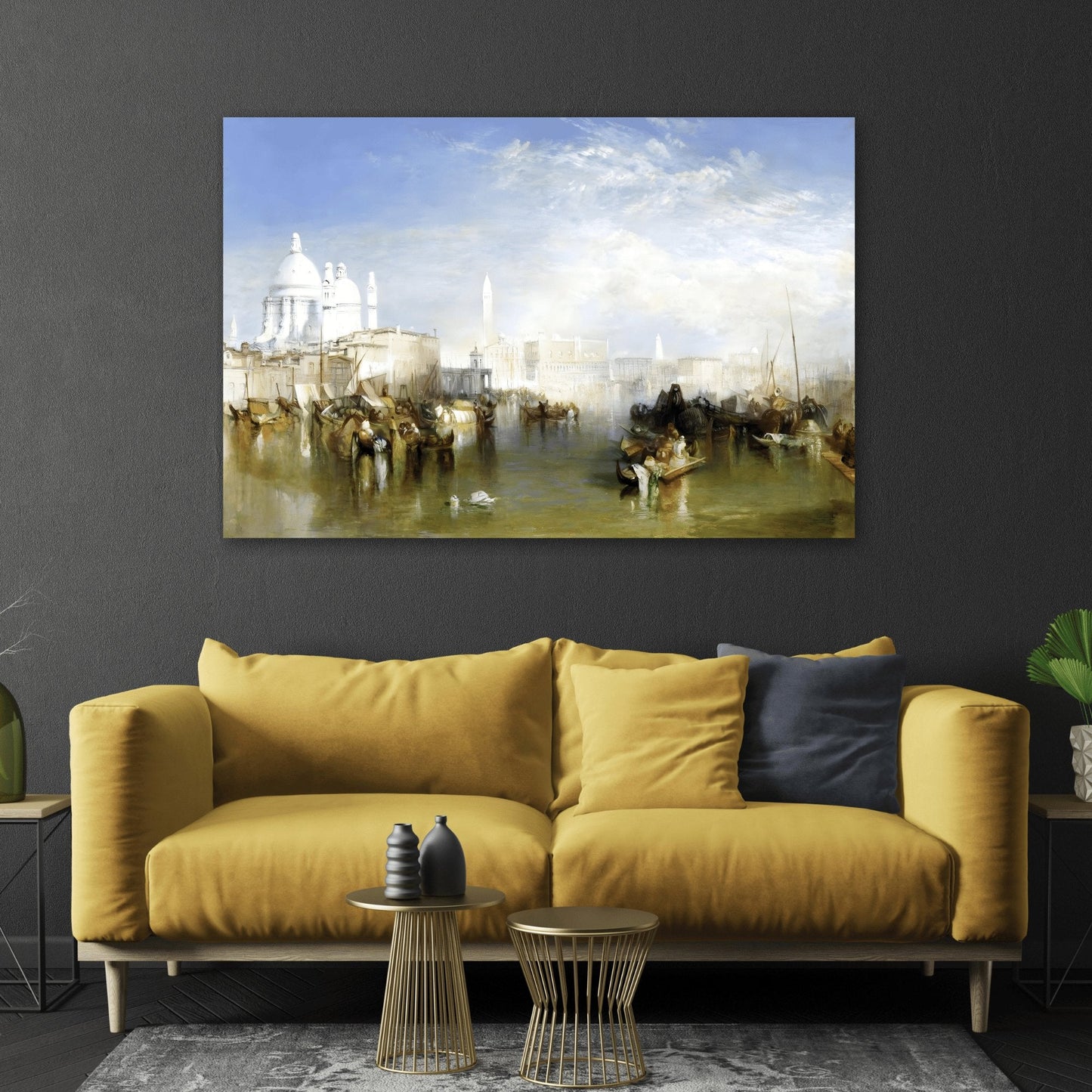 Joseph Mallord William Turner Venice from the Giudecca - Canvas Wall Art Painting Print