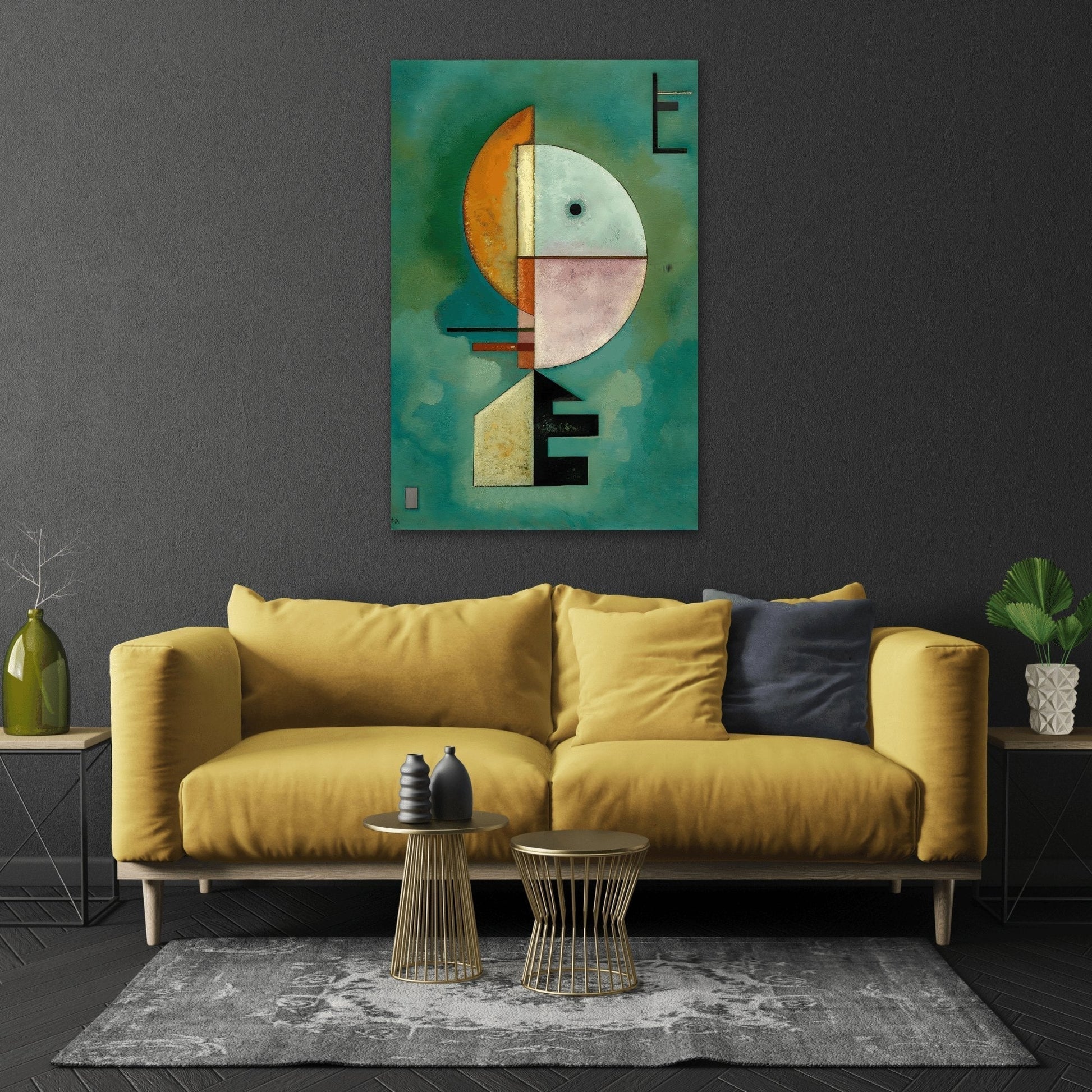 Kandinsky Upward - Abstract Wall Art Canvas Print