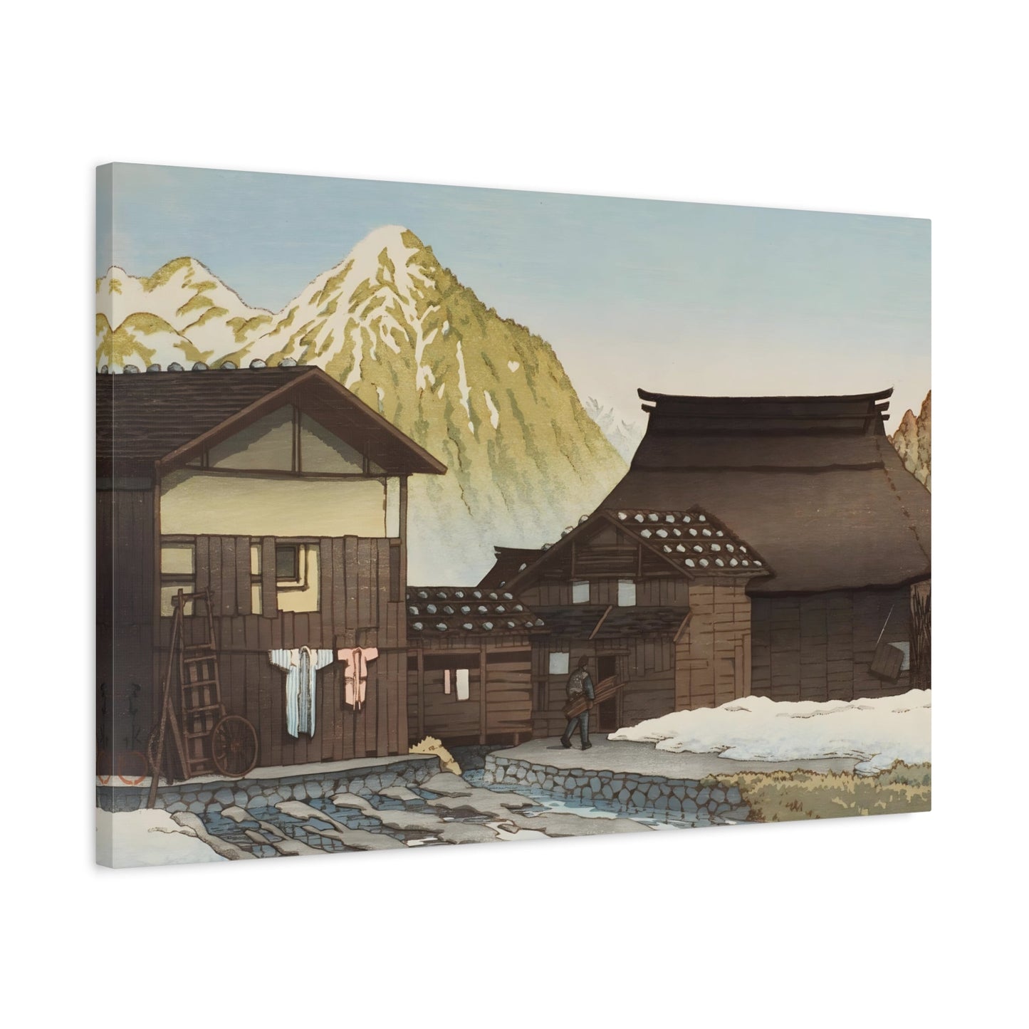 Kawase Hasui Echigo Yuzawa - Canvas Wall Art Print Reproduction