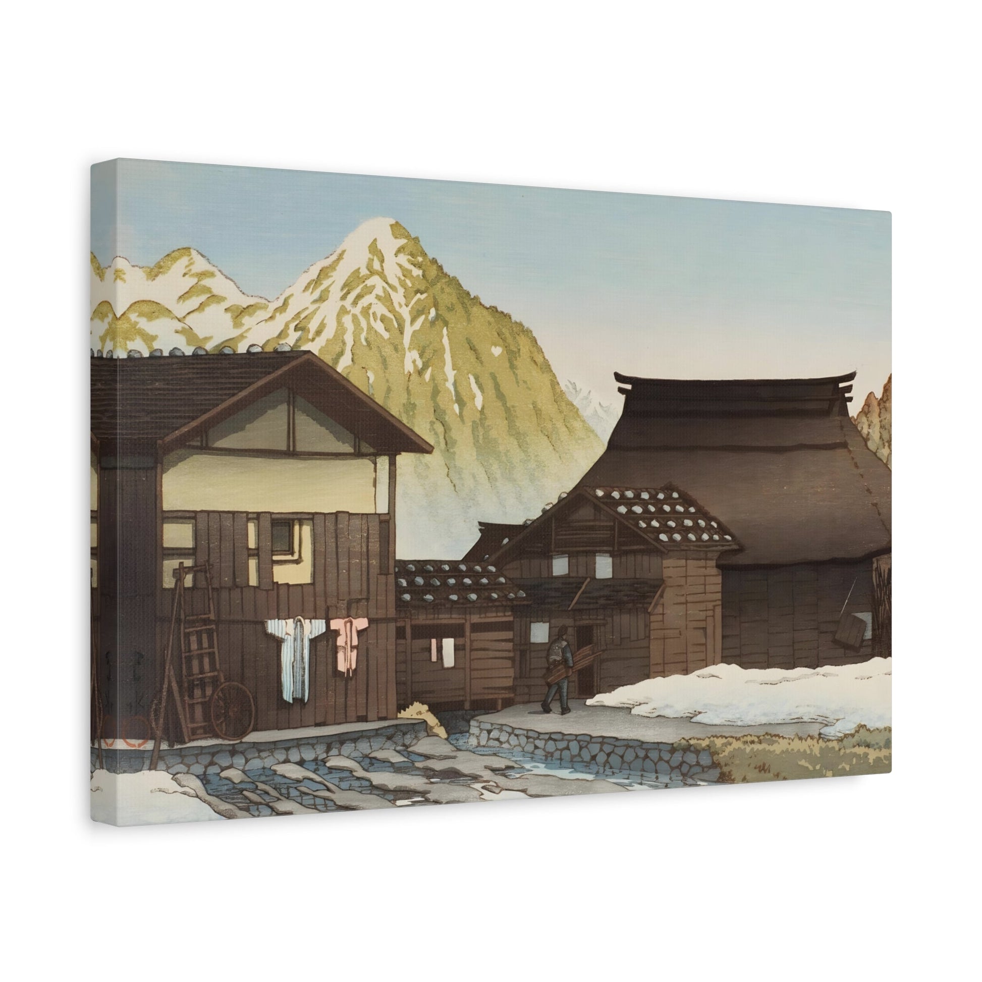 Kawase Hasui Echigo Yuzawa - Canvas Wall Art Print Reproduction