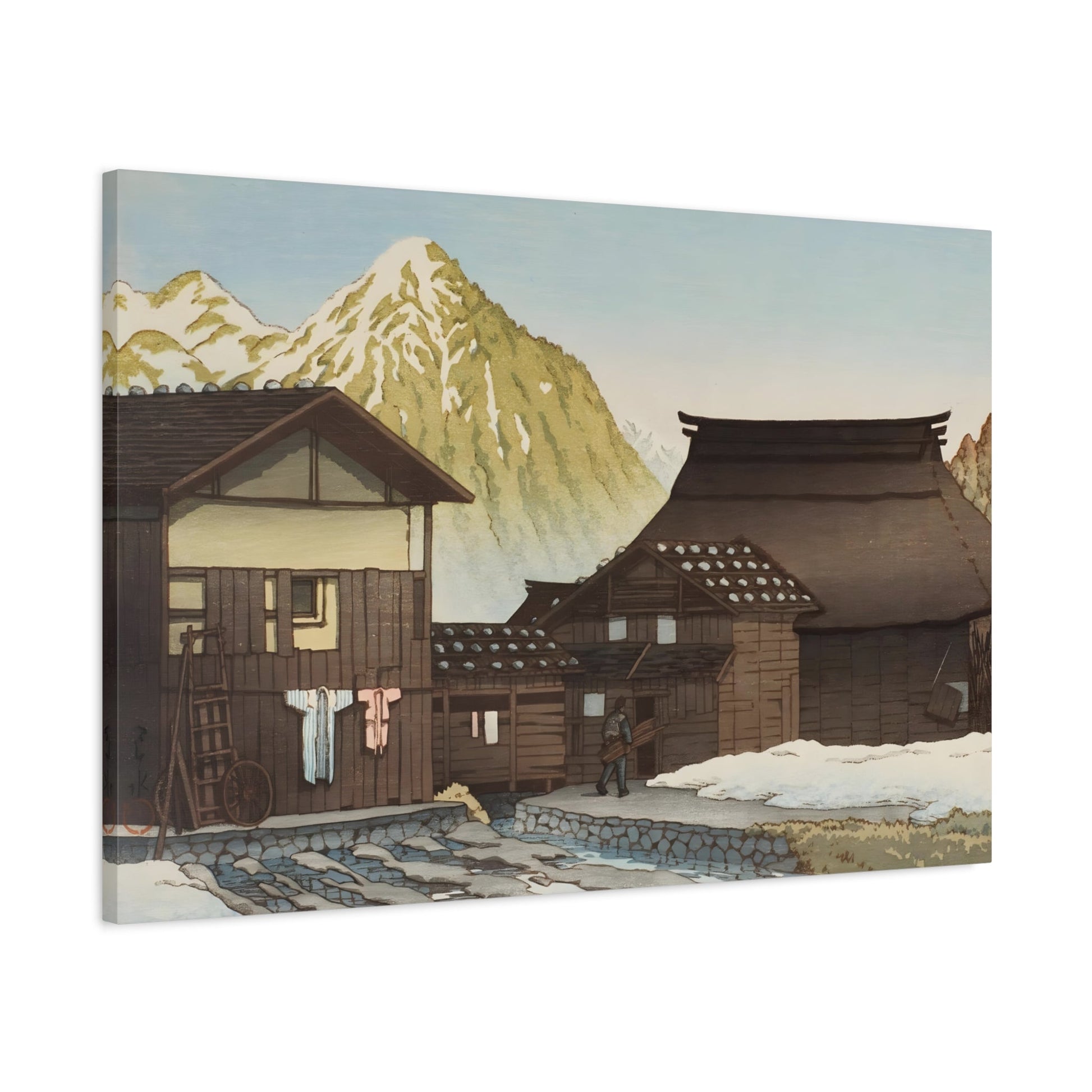 Kawase Hasui Echigo Yuzawa - Canvas Wall Art Print Reproduction