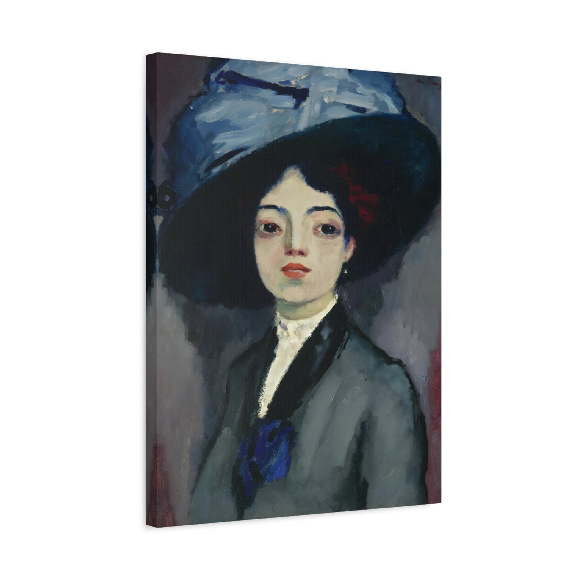 Kees van Dongen Woman in the Big Hat - Canvas Art Reproduction