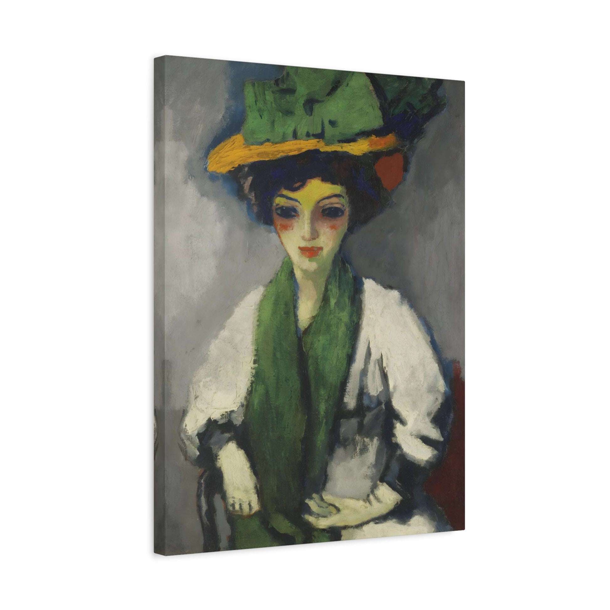 Kees van Dongen Woman with Green Hat - Canvas Print