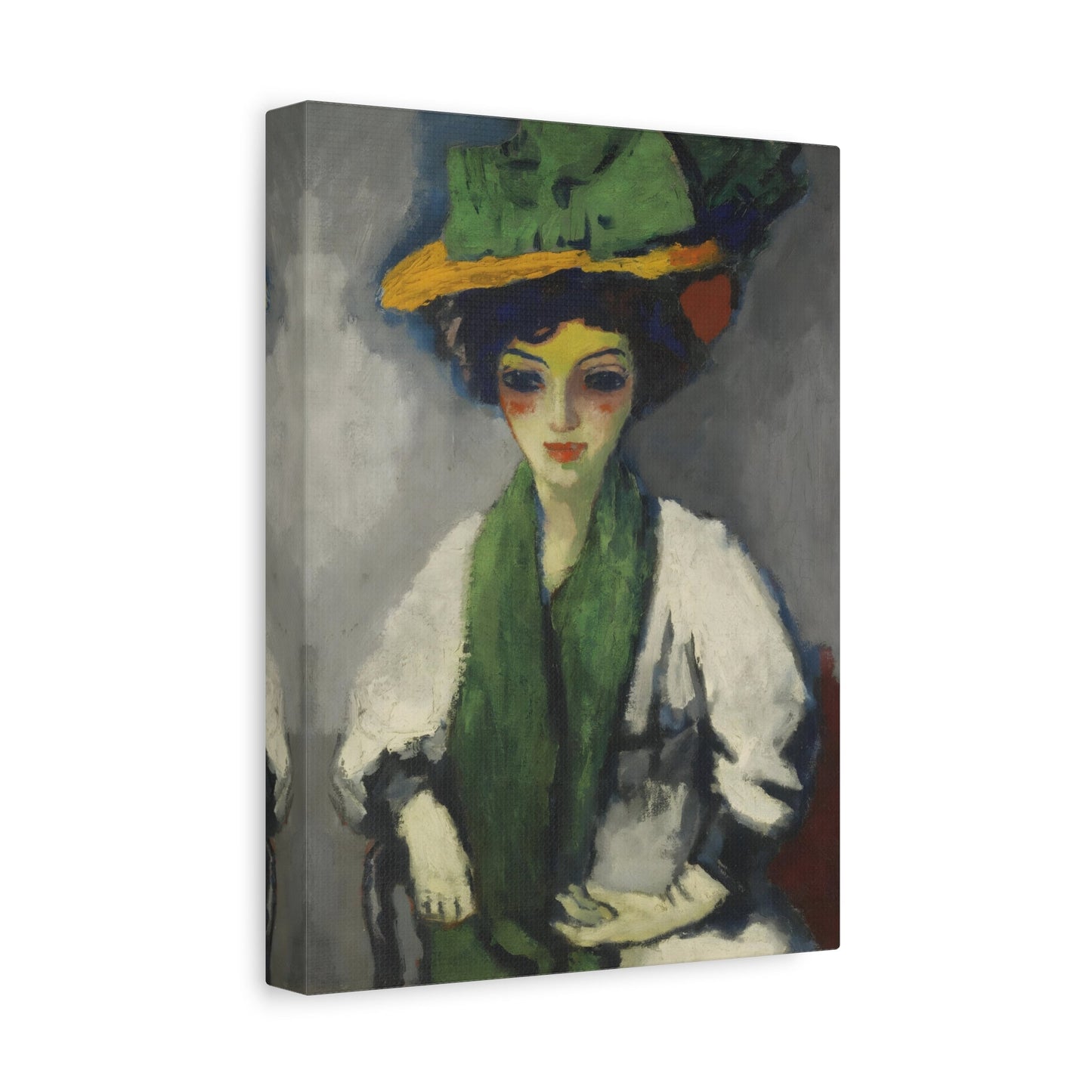 Kees van Dongen Woman with Green Hat - Canvas Print