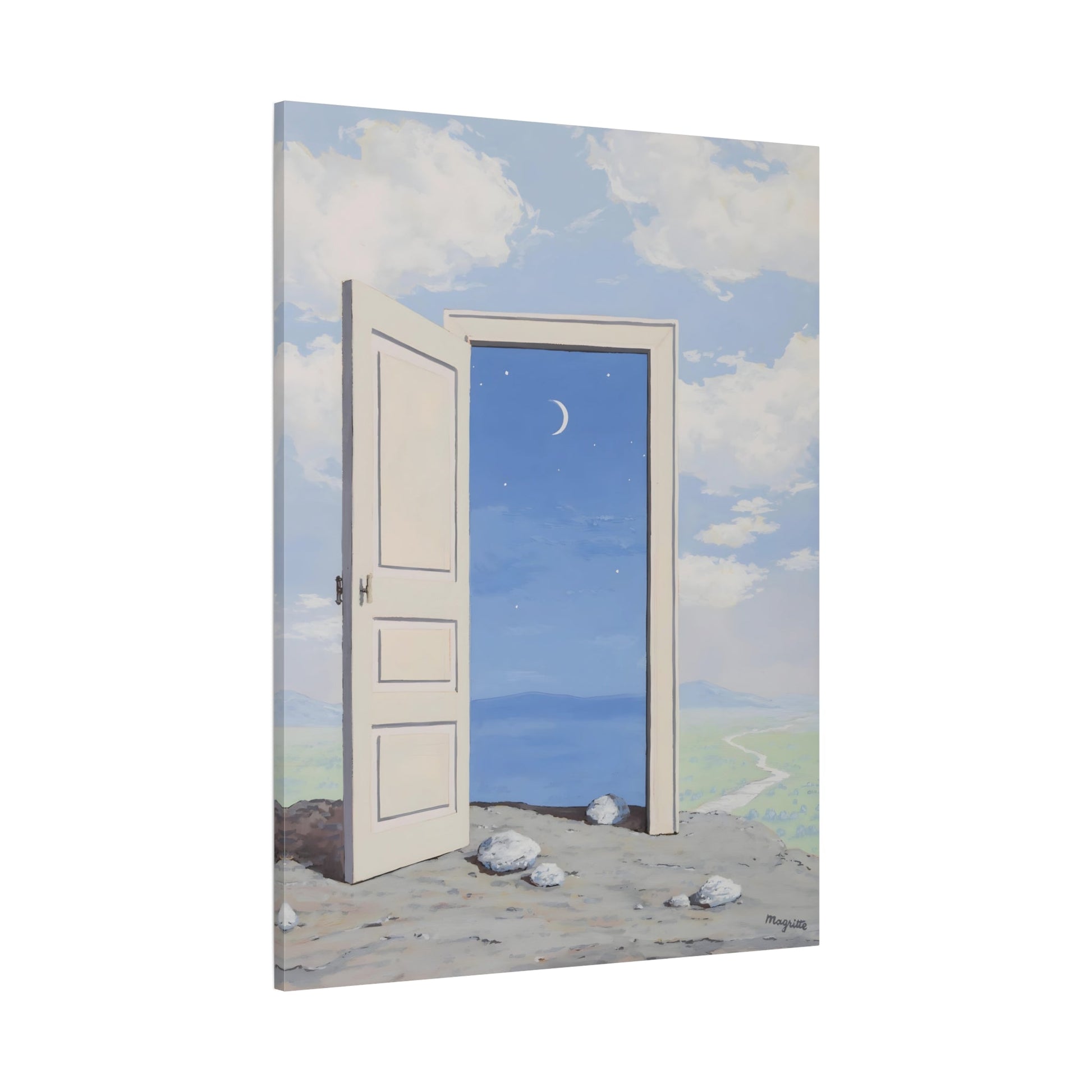 Knowledge Canvas Magritte Wall Art Print Reproduction - YesArtYes