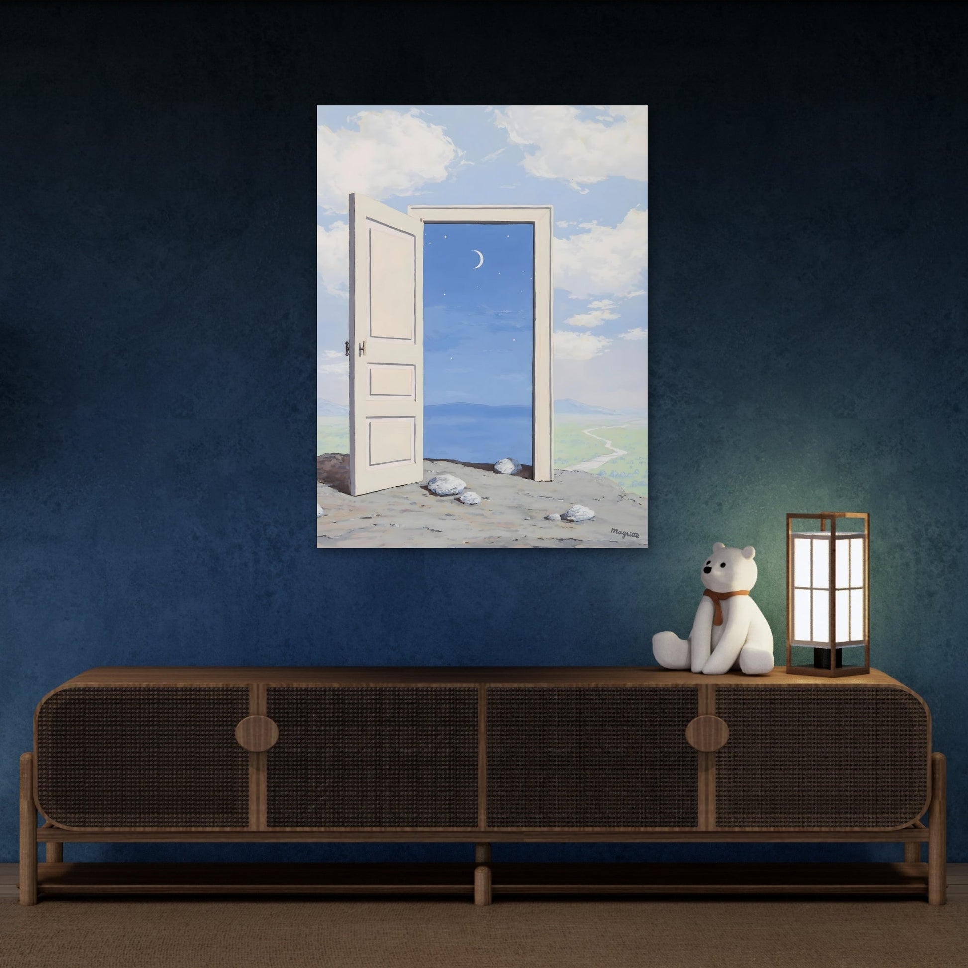 Knowledge Canvas Magritte Wall Art Print Reproduction - YesArtYes