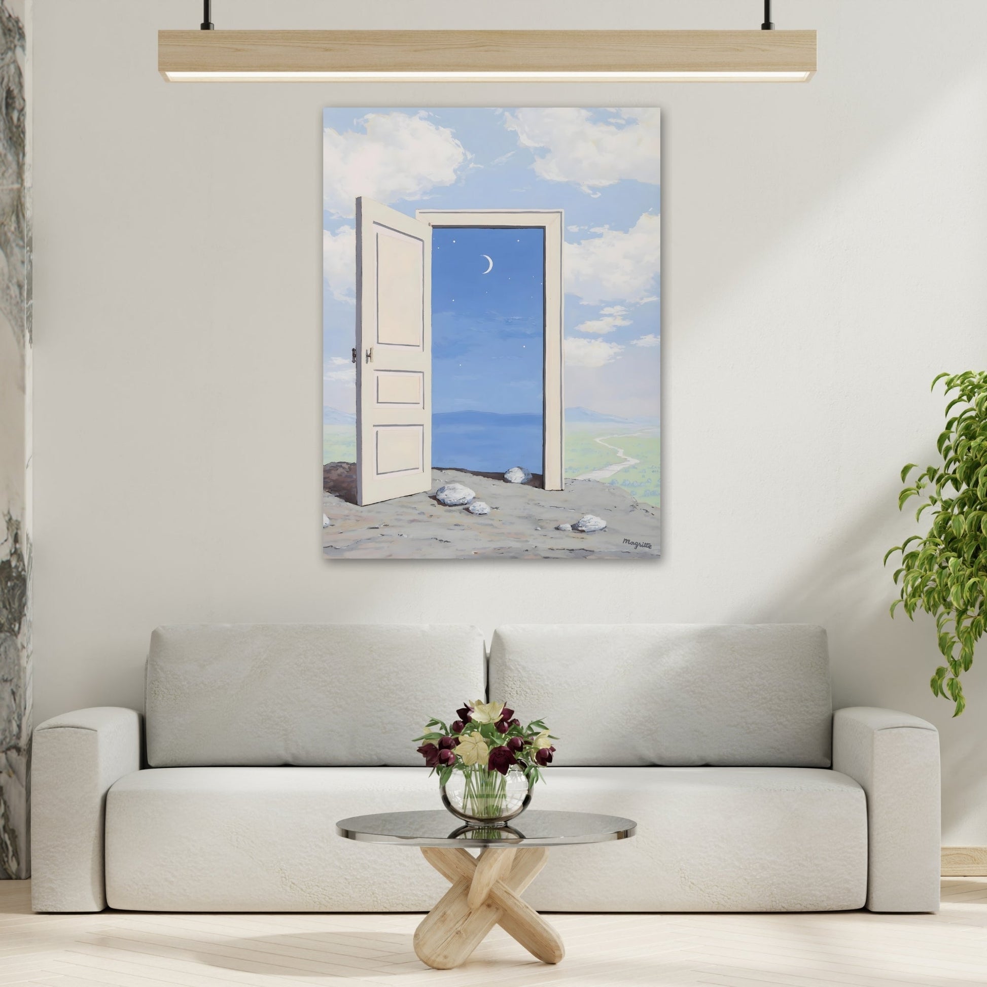 Knowledge Canvas Magritte Wall Art Print Reproduction - YesArtYes