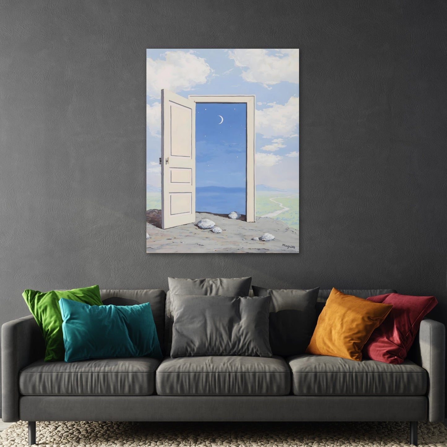 Knowledge Canvas Magritte Wall Art Print Reproduction - YesArtYes