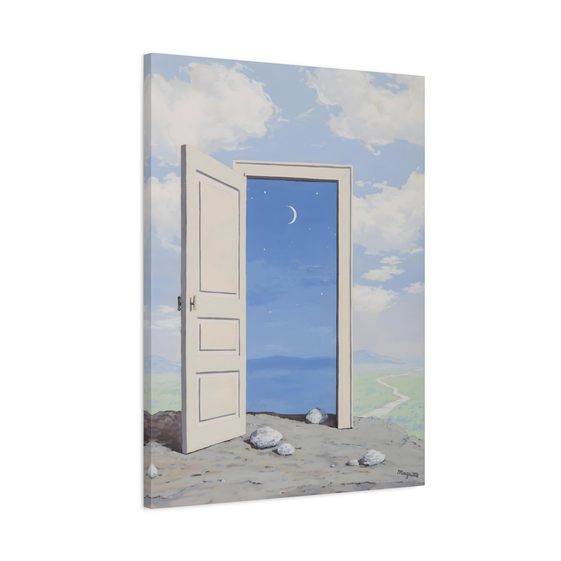 Knowledge Canvas Magritte Wall Art Print Reproduction - YesArtYes