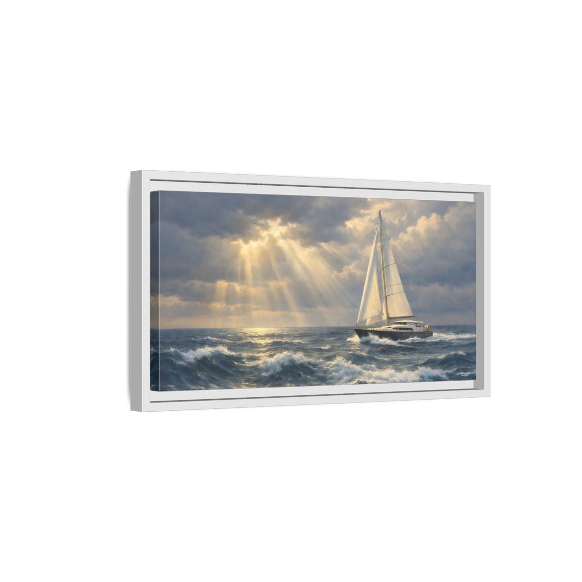 Landscape Abstract - Framed Canvas Wall Art Print - YesArtYes