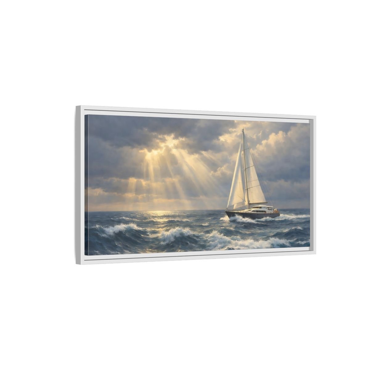 Landscape Abstract - Framed Canvas Wall Art Print - YesArtYes