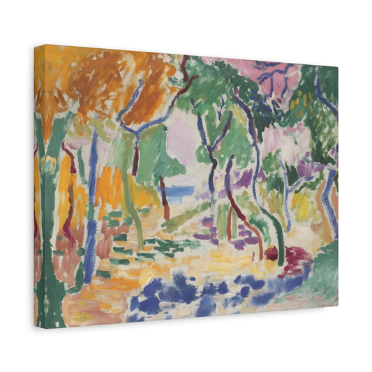 Landscape at Collioure Matisse Canvas Wall Art