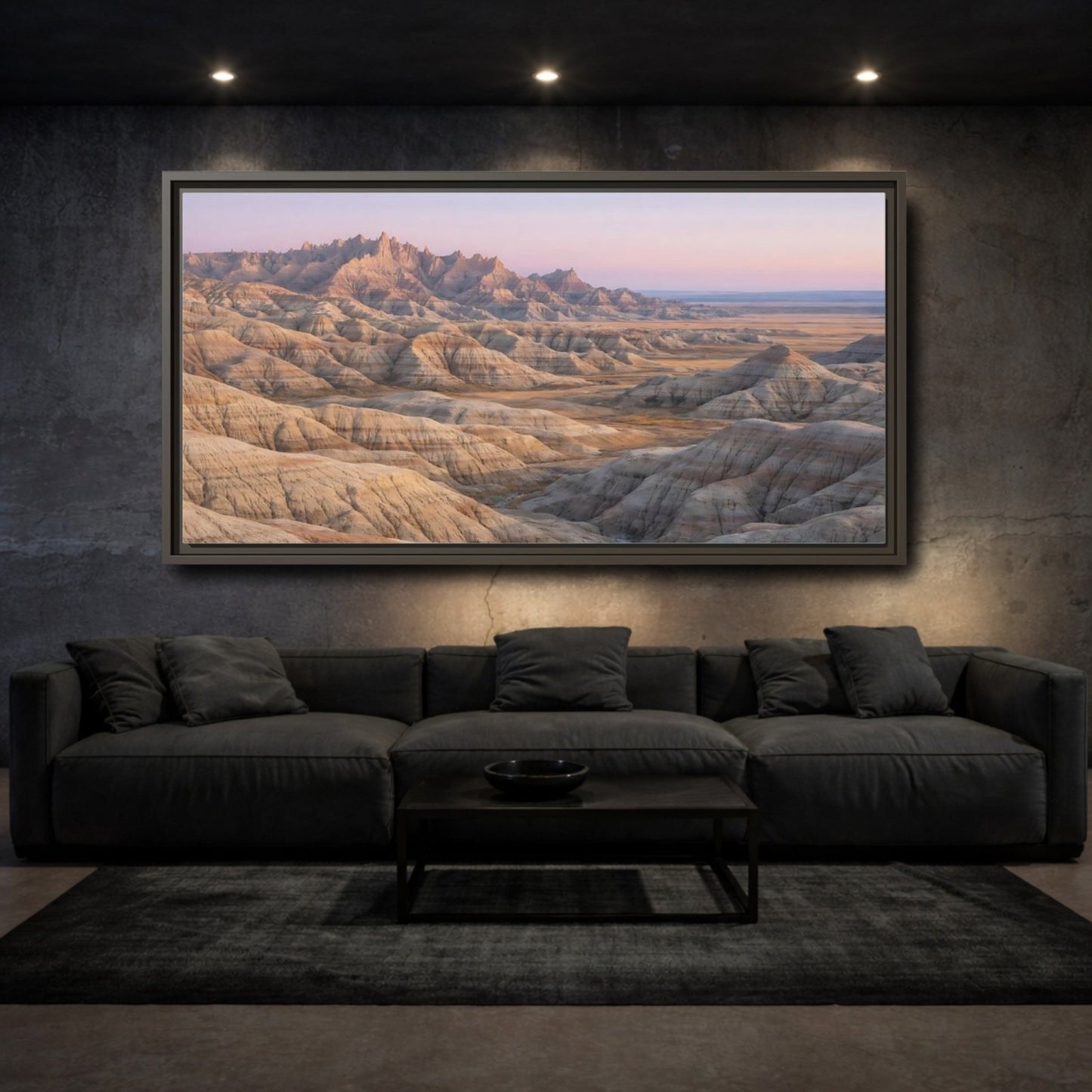 Landscape Nature Desert - Framed Canvas Wall Art Print - YesArtYes