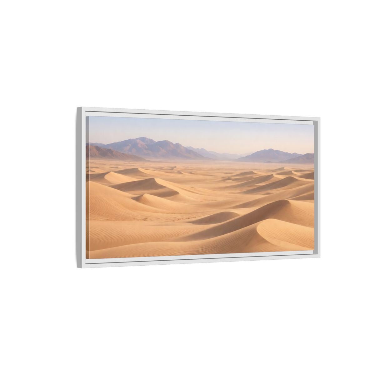 Landscape Nature Sand Dunes Desert - Framed Canvas Wall Art Print - YesArtYes