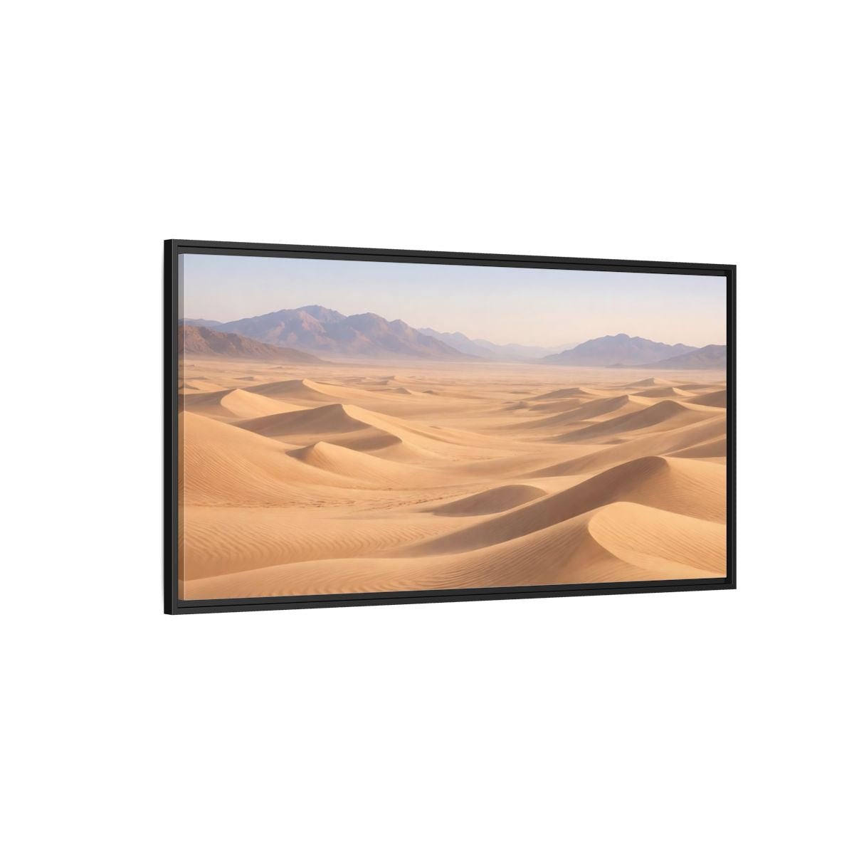 Landscape Nature Sand Dunes Desert - Framed Canvas Wall Art Print - YesArtYes