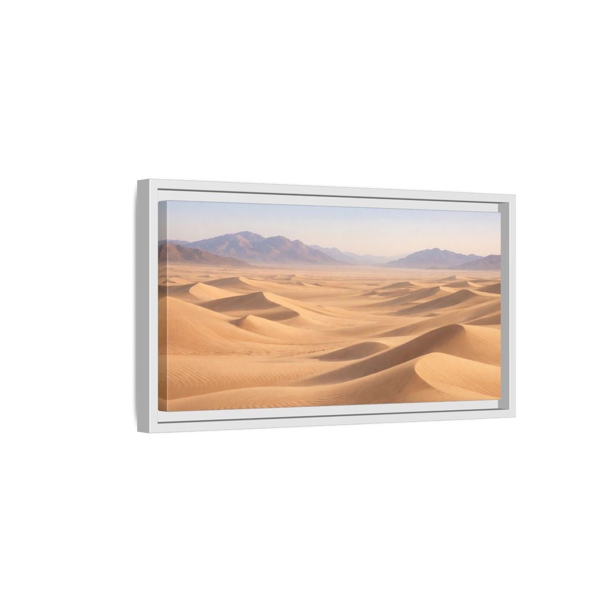Landscape Nature Sand Dunes Desert - Framed Canvas Wall Art Print - YesArtYes