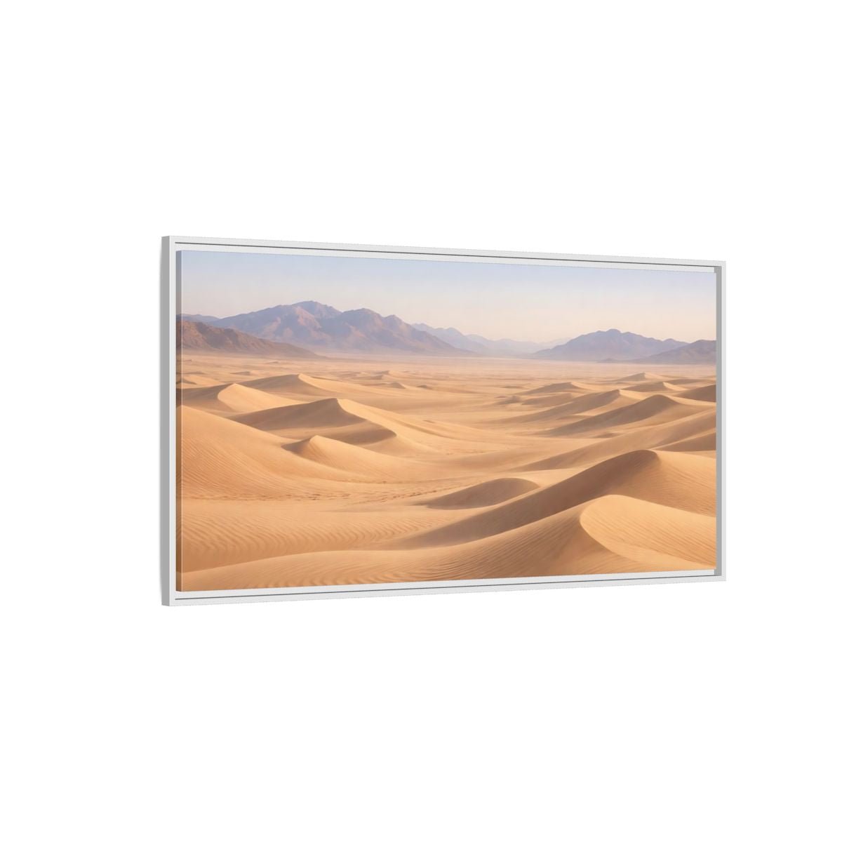 Landscape Nature Sand Dunes Desert - Framed Canvas Wall Art Print - YesArtYes