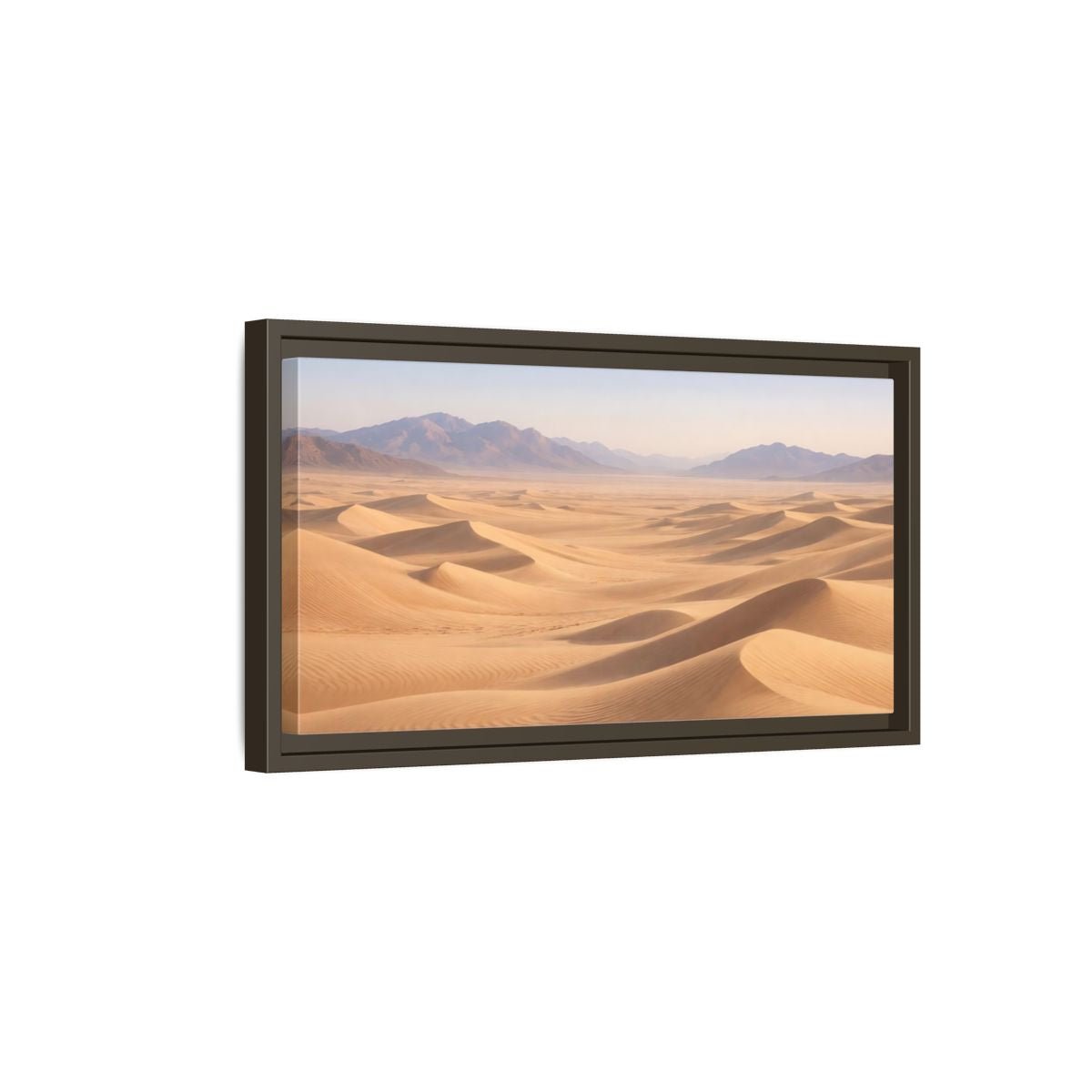 Landscape Nature Sand Dunes Desert - Framed Canvas Wall Art Print - YesArtYes