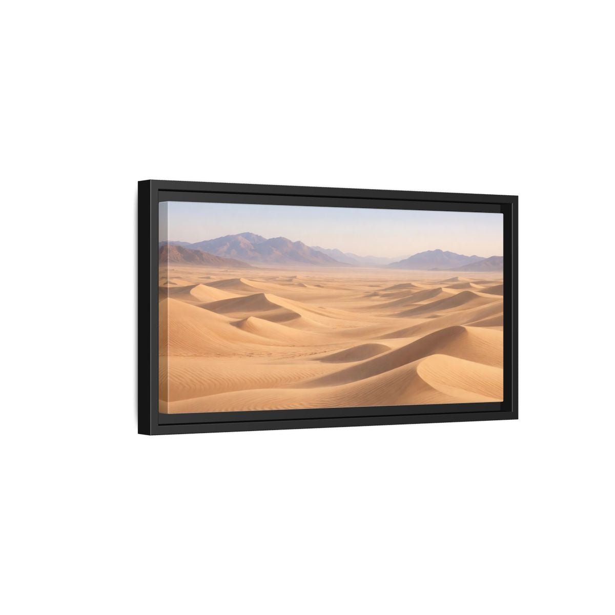 Landscape Nature Sand Dunes Desert - Framed Canvas Wall Art Print - YesArtYes