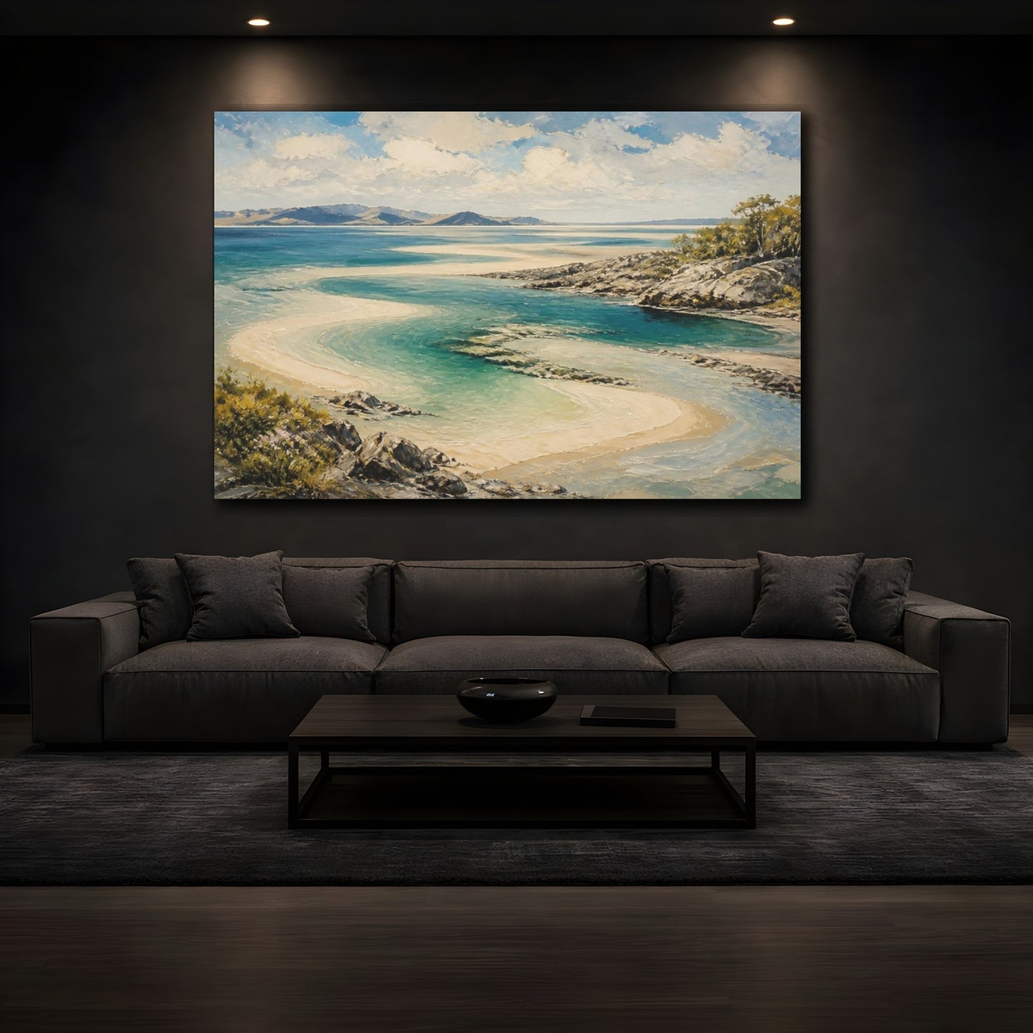 Mockup 3. Landscape shown as canvas print
