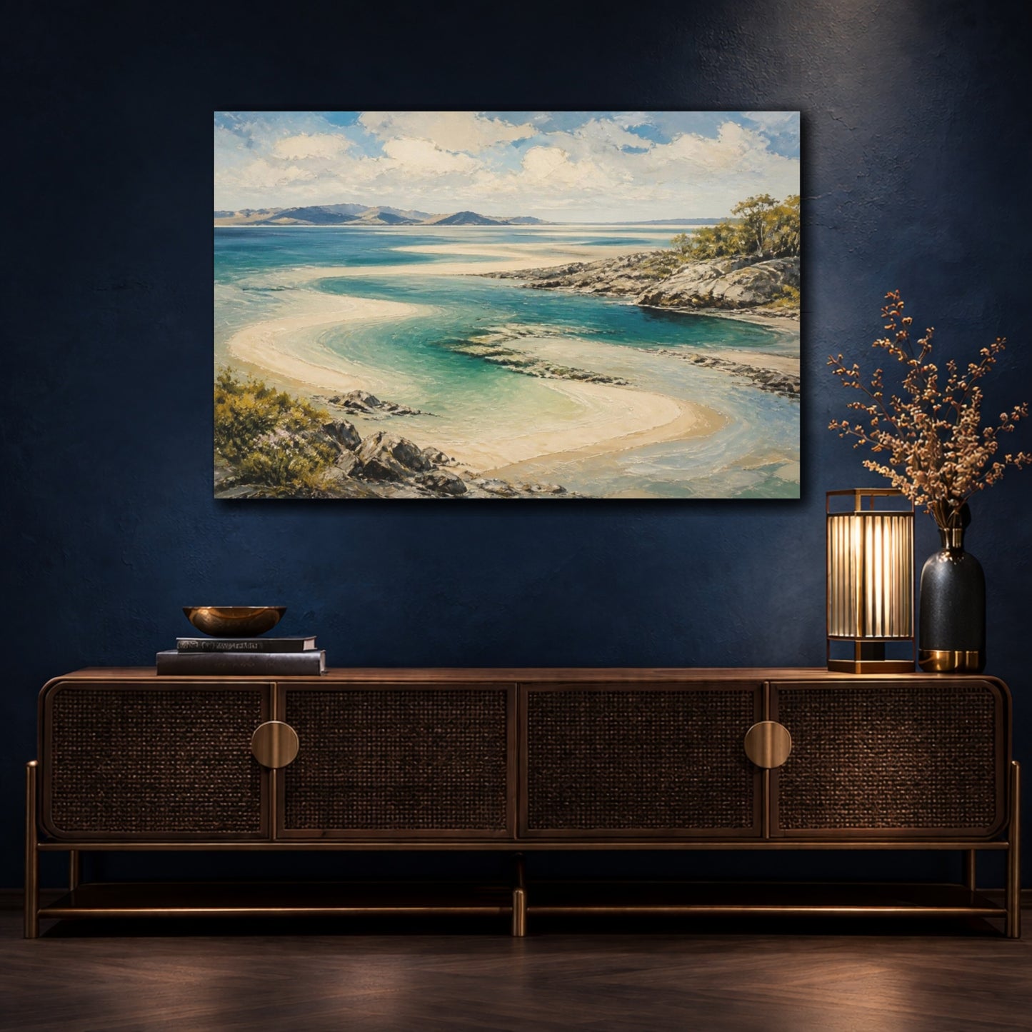 Mockup 4. Landscape shown as canvas print