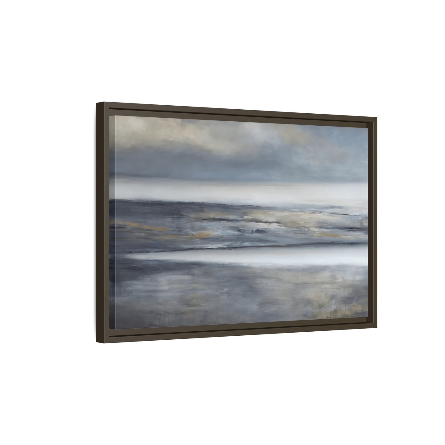 Large Abstract Landscape Framed Canvas Print - Modern Home Decor - YesArtYes