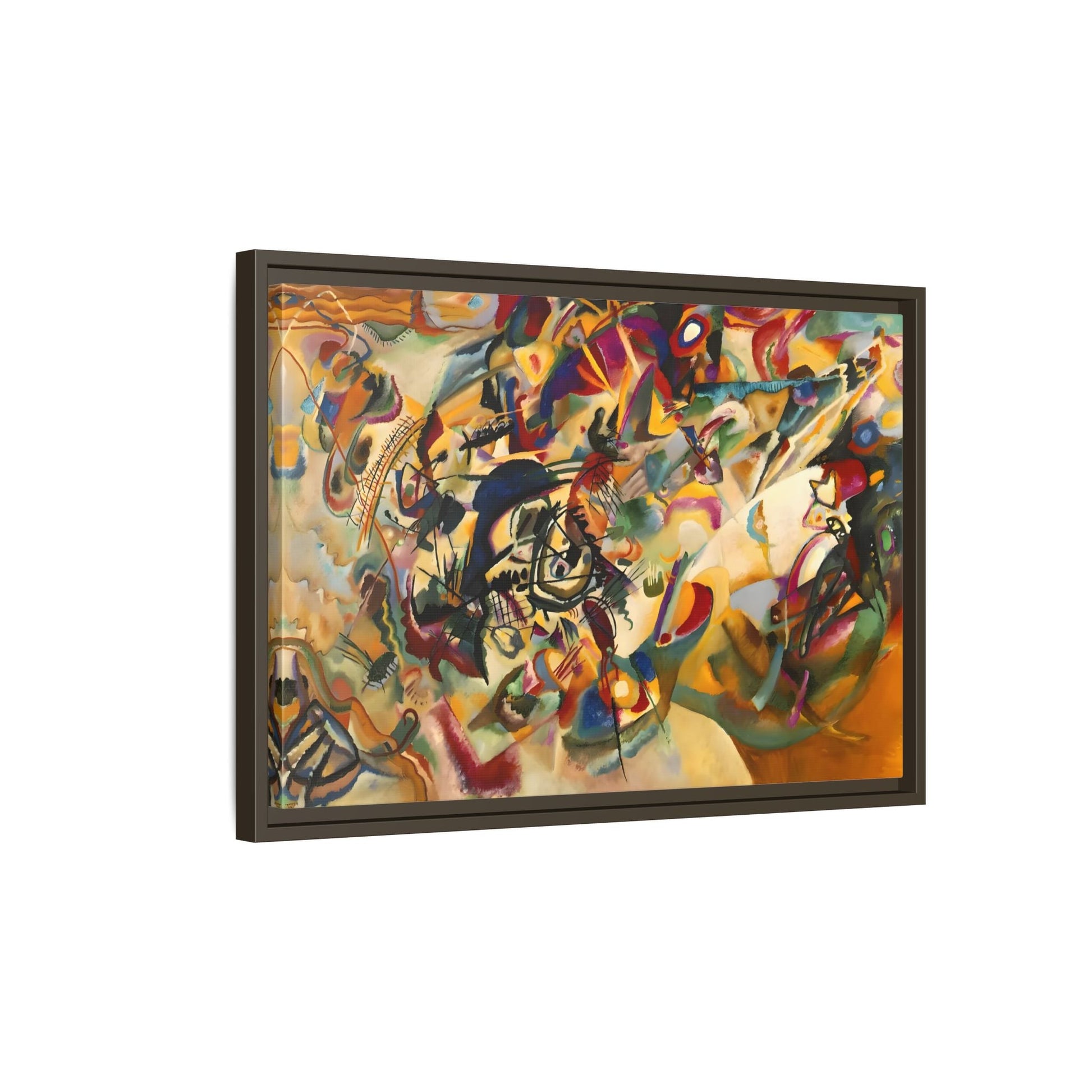 Large Colorful Abstract Kandinsky Canvas Print - Composition VII Artwork - YesArtYes