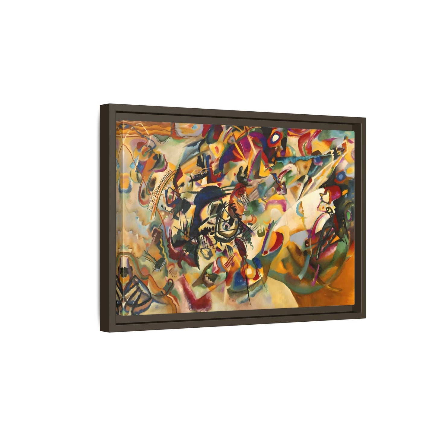Large Colorful Abstract Kandinsky Canvas Print - Composition VII Artwork - YesArtYes