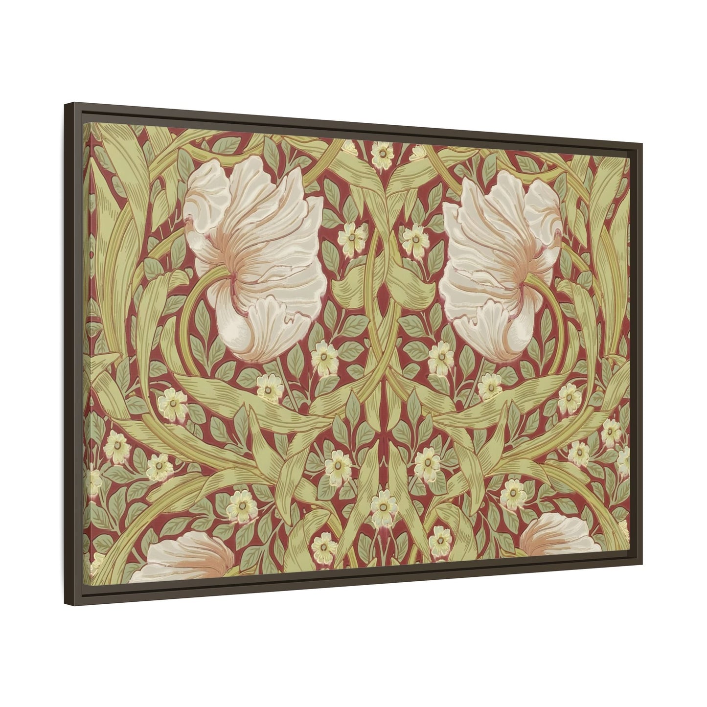 Large Floral Canvas Prints - William Morris Majesty Wall Art Decor - YesArtYes