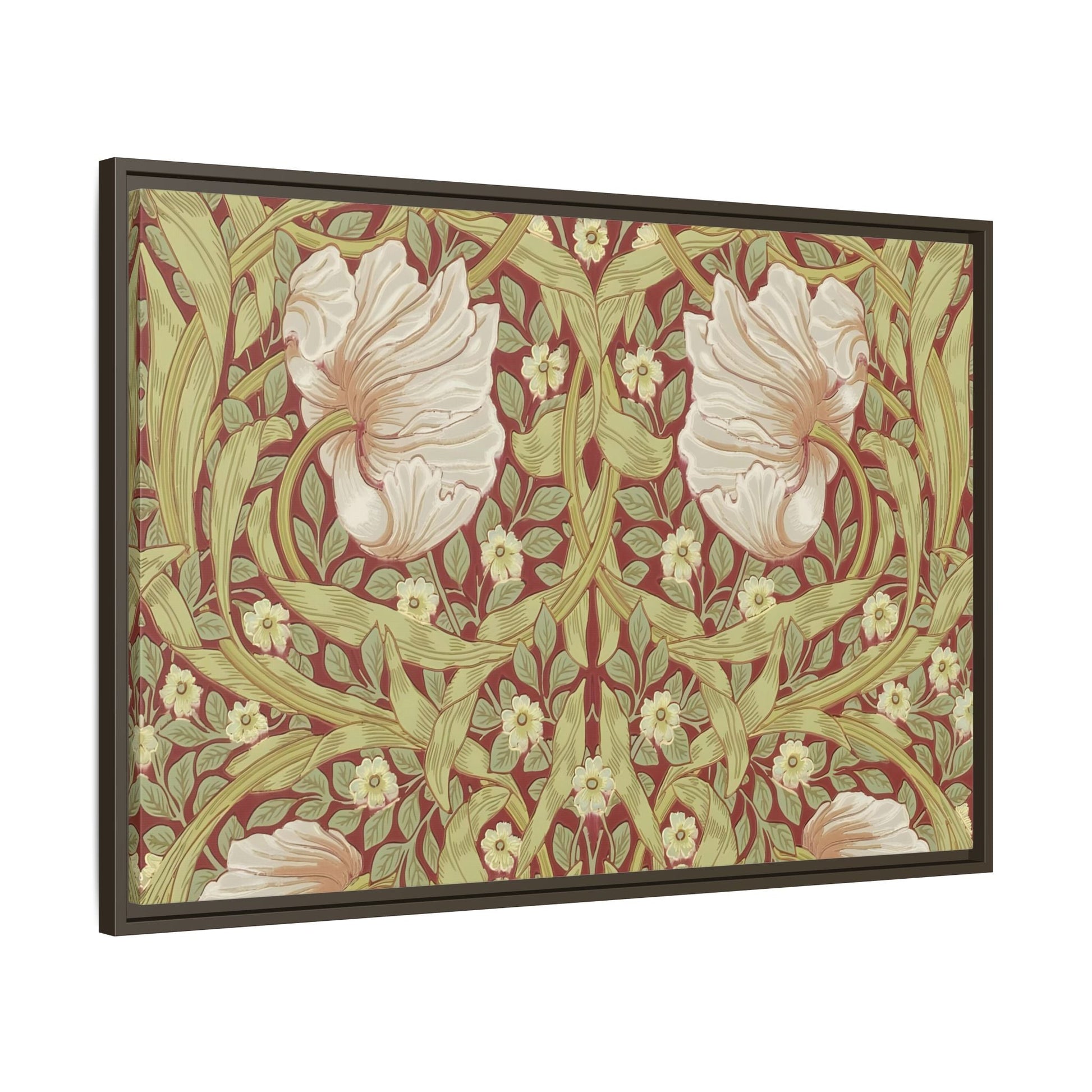 Large Floral Canvas Prints - William Morris Majesty Wall Art Decor - YesArtYes