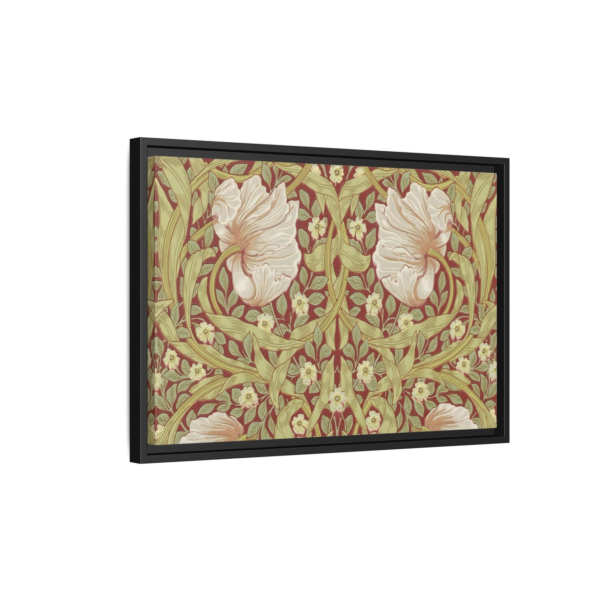 Large Floral Canvas Prints - William Morris Majesty Wall Art Decor - YesArtYes