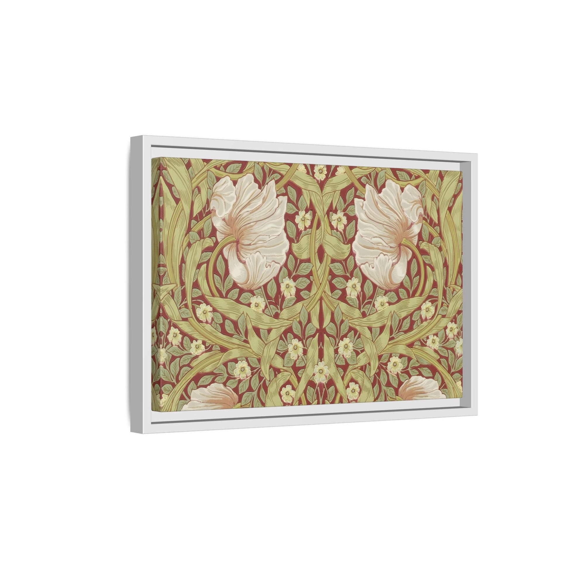 Large Floral Canvas Prints - William Morris Majesty Wall Art Decor - YesArtYes