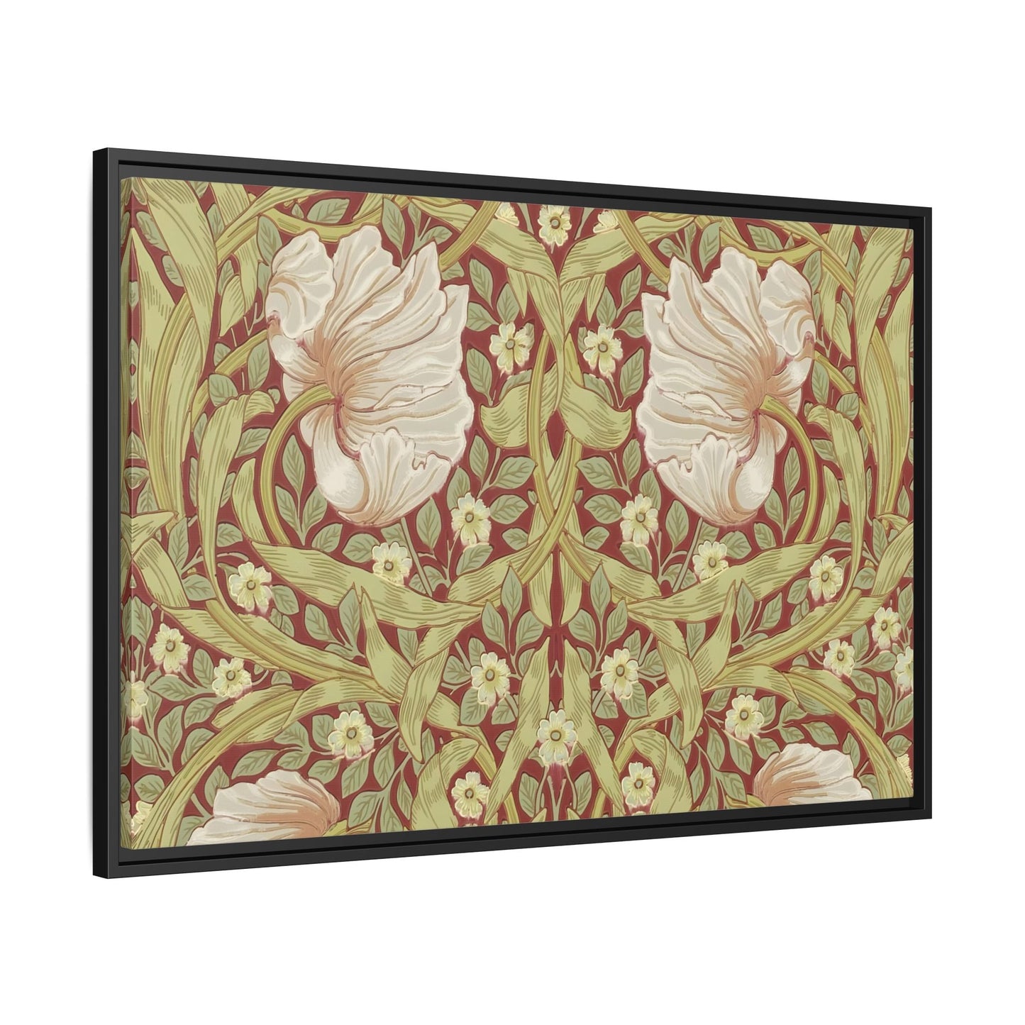 Large Floral Canvas Prints - William Morris Majesty Wall Art Decor - YesArtYes