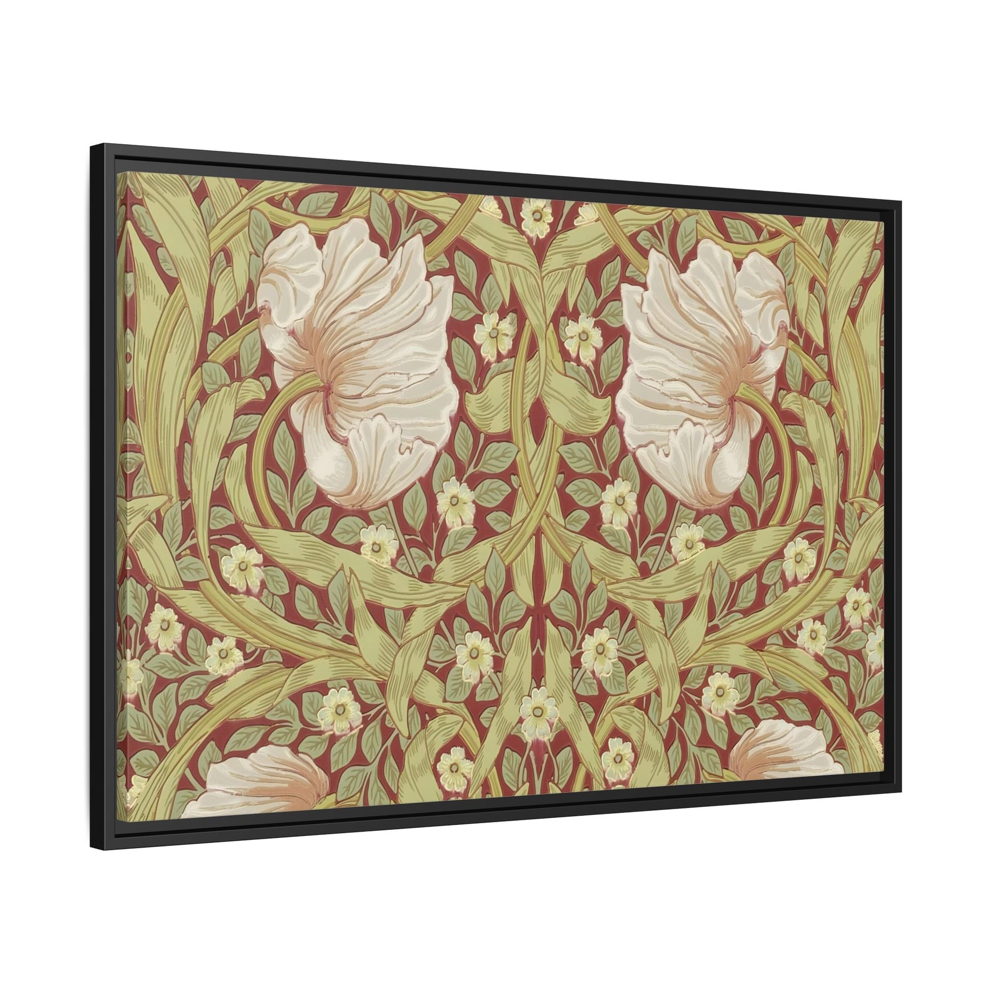 Large Floral Canvas Prints - William Morris Majesty Wall Art Decor - YesArtYes