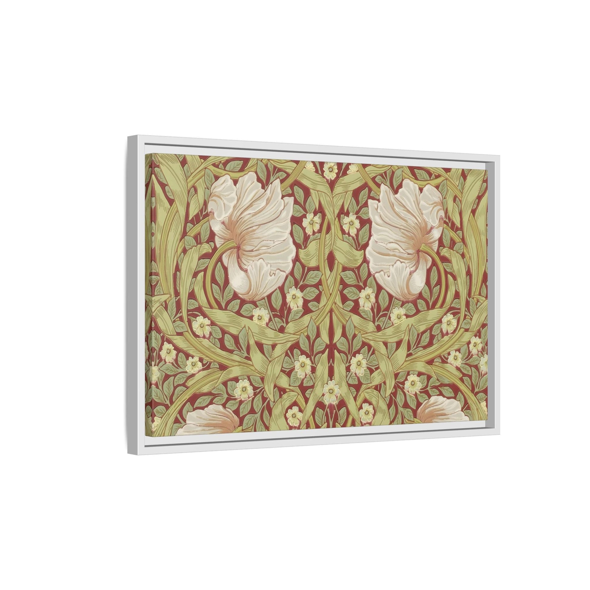 Large Floral Canvas Prints - William Morris Majesty Wall Art Decor - YesArtYes