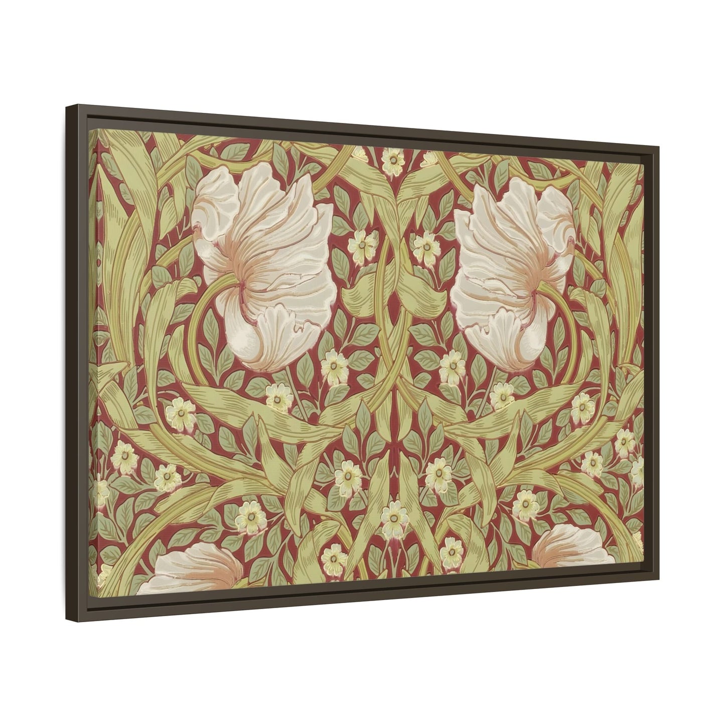 Large Floral Canvas Prints - William Morris Majesty Wall Art Decor - YesArtYes
