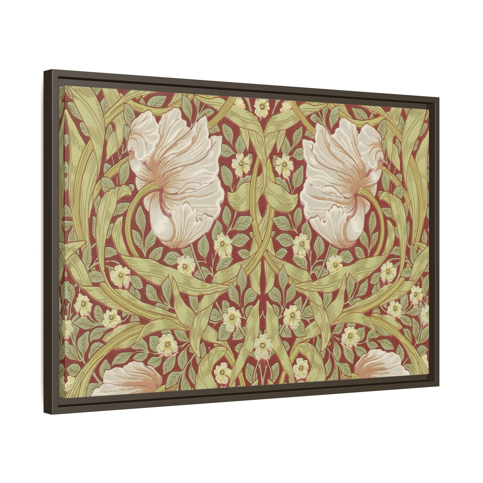 Large Floral Canvas Prints - William Morris Majesty Wall Art Decor - YesArtYes