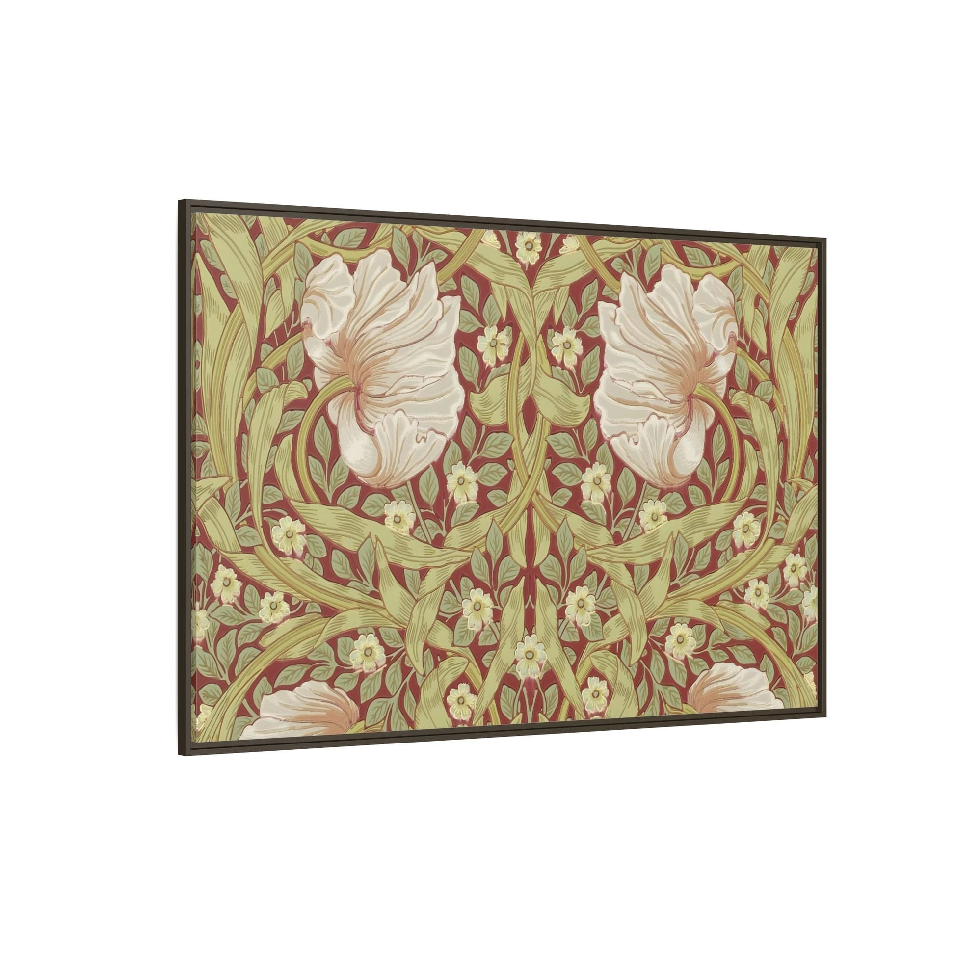 Large Floral Canvas Prints - William Morris Majesty Wall Art Decor - YesArtYes