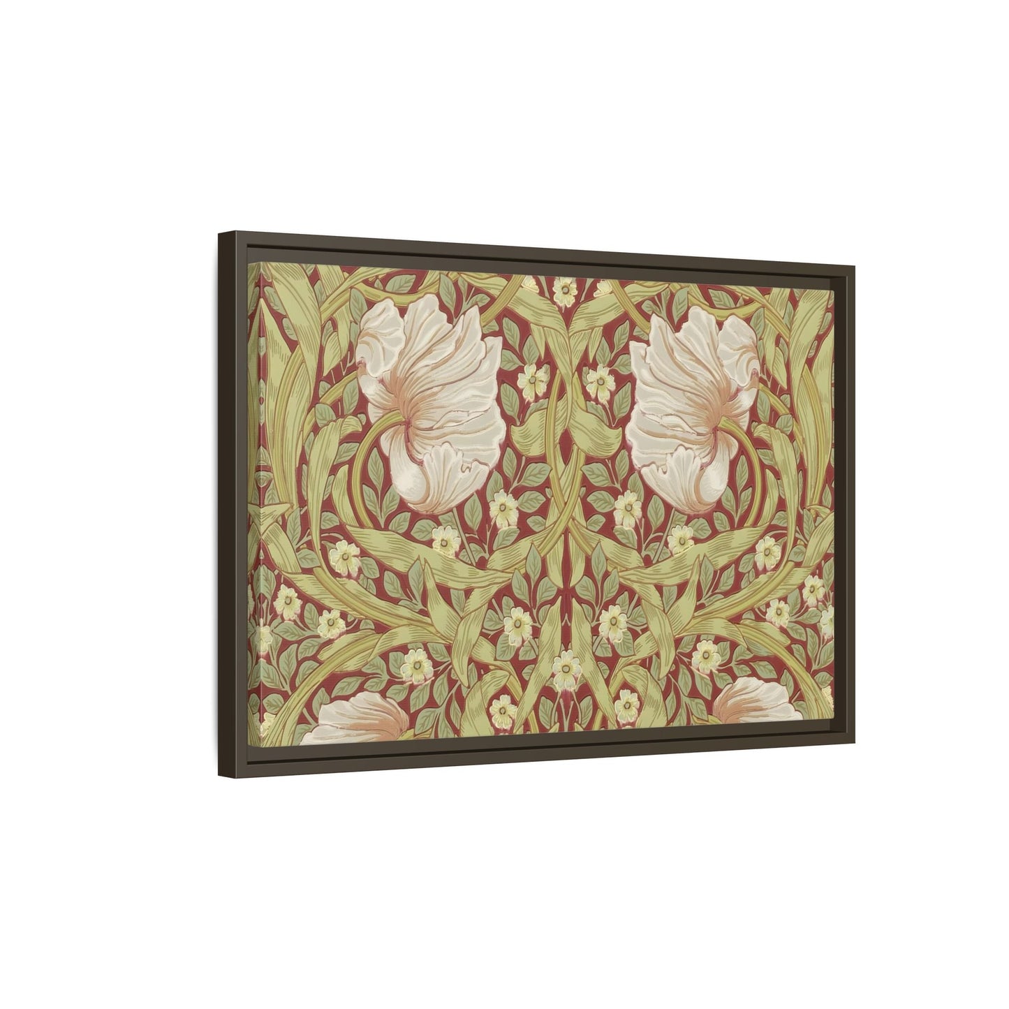 Large Floral Canvas Prints - William Morris Majesty Wall Art Decor - YesArtYes