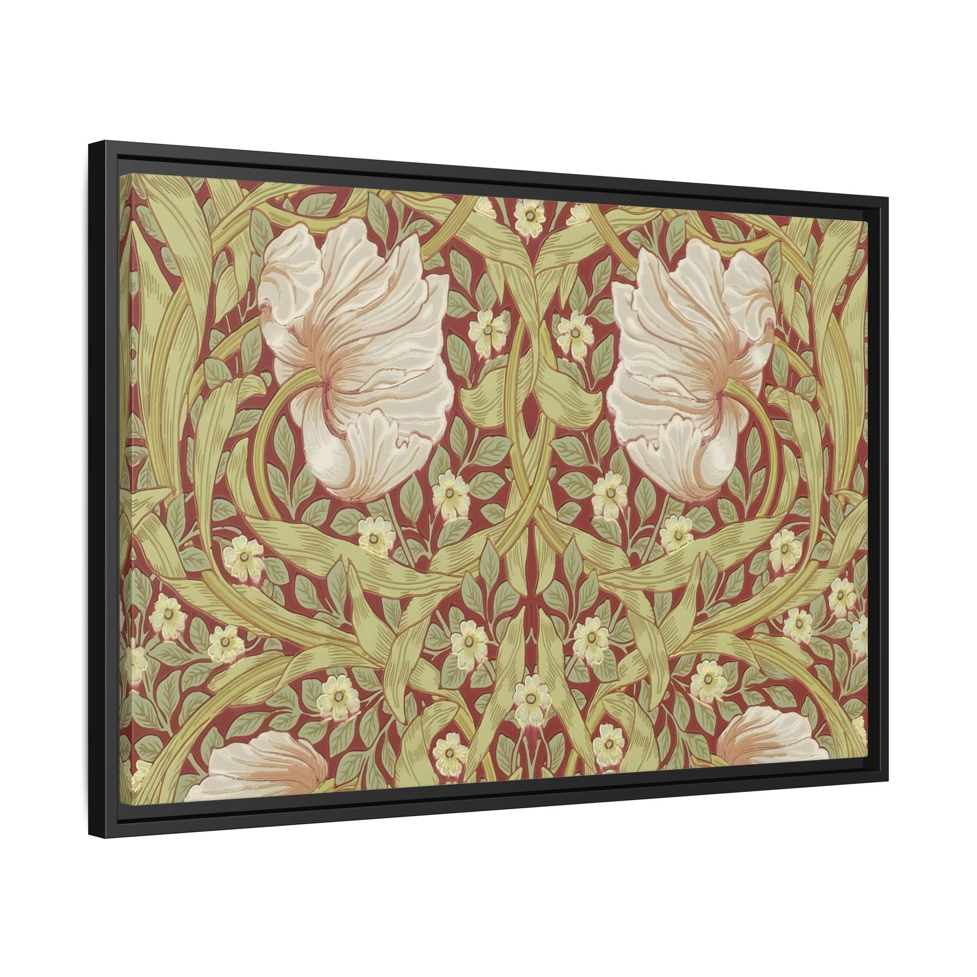 Large Floral Canvas Prints - William Morris Majesty Wall Art Decor - YesArtYes