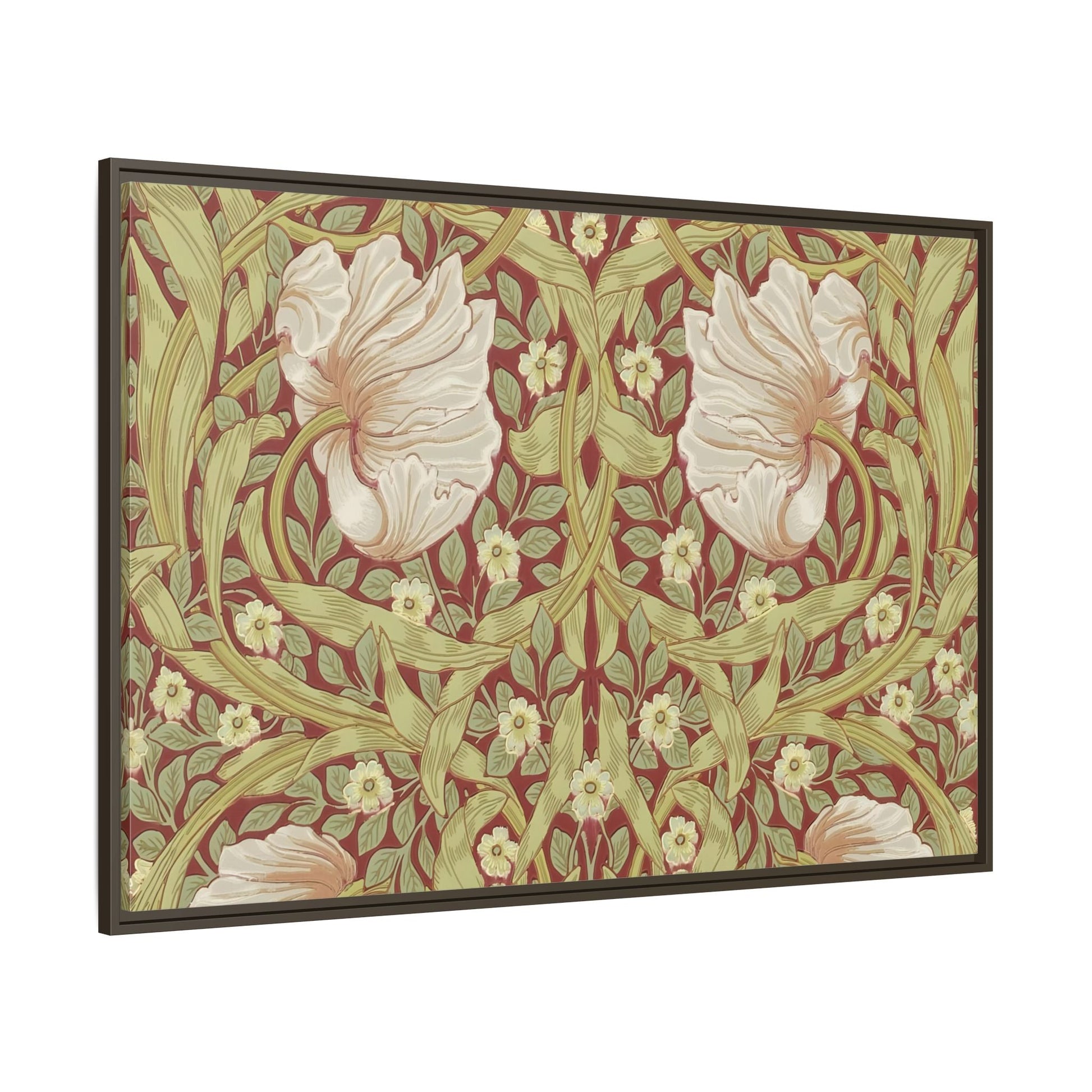 Large Floral Canvas Prints - William Morris Majesty Wall Art Decor - YesArtYes