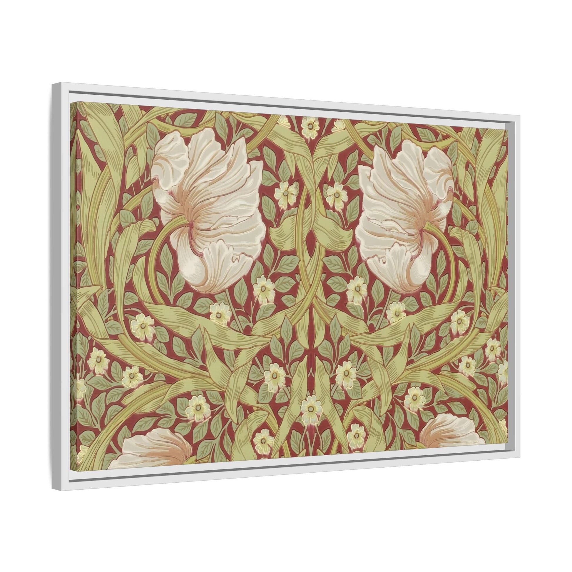 Large Floral Canvas Prints - William Morris Majesty Wall Art Decor - YesArtYes