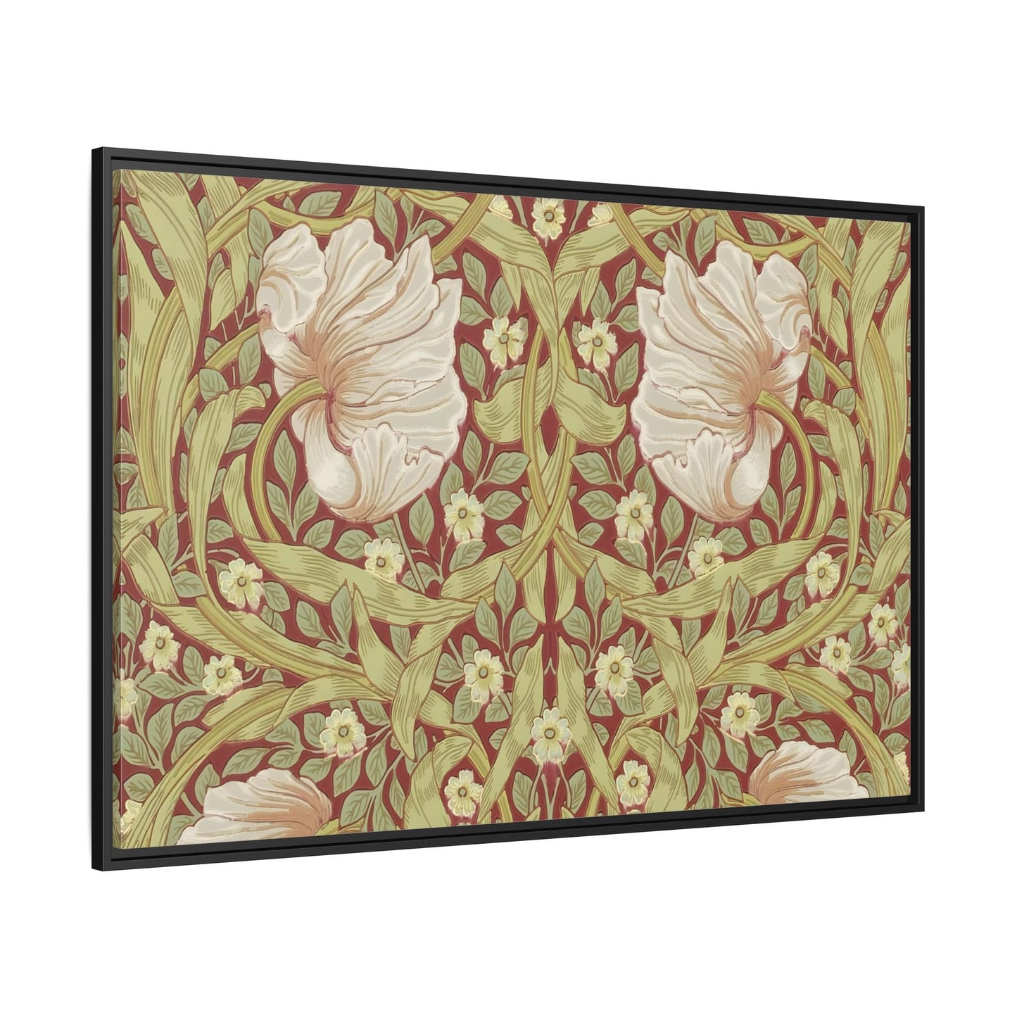 Large Floral Canvas Prints - William Morris Majesty Wall Art Decor - YesArtYes