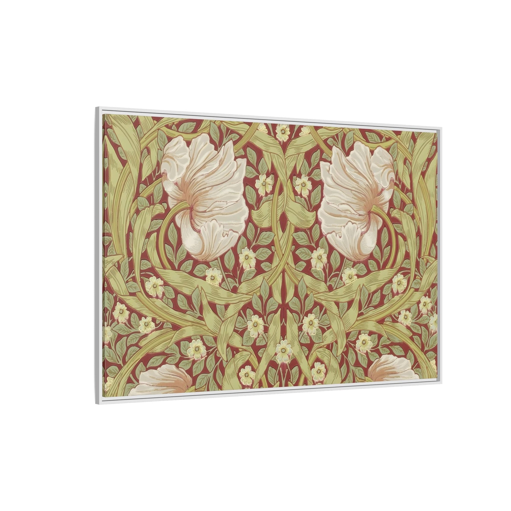 Large Floral Canvas Prints - William Morris Majesty Wall Art Decor - YesArtYes
