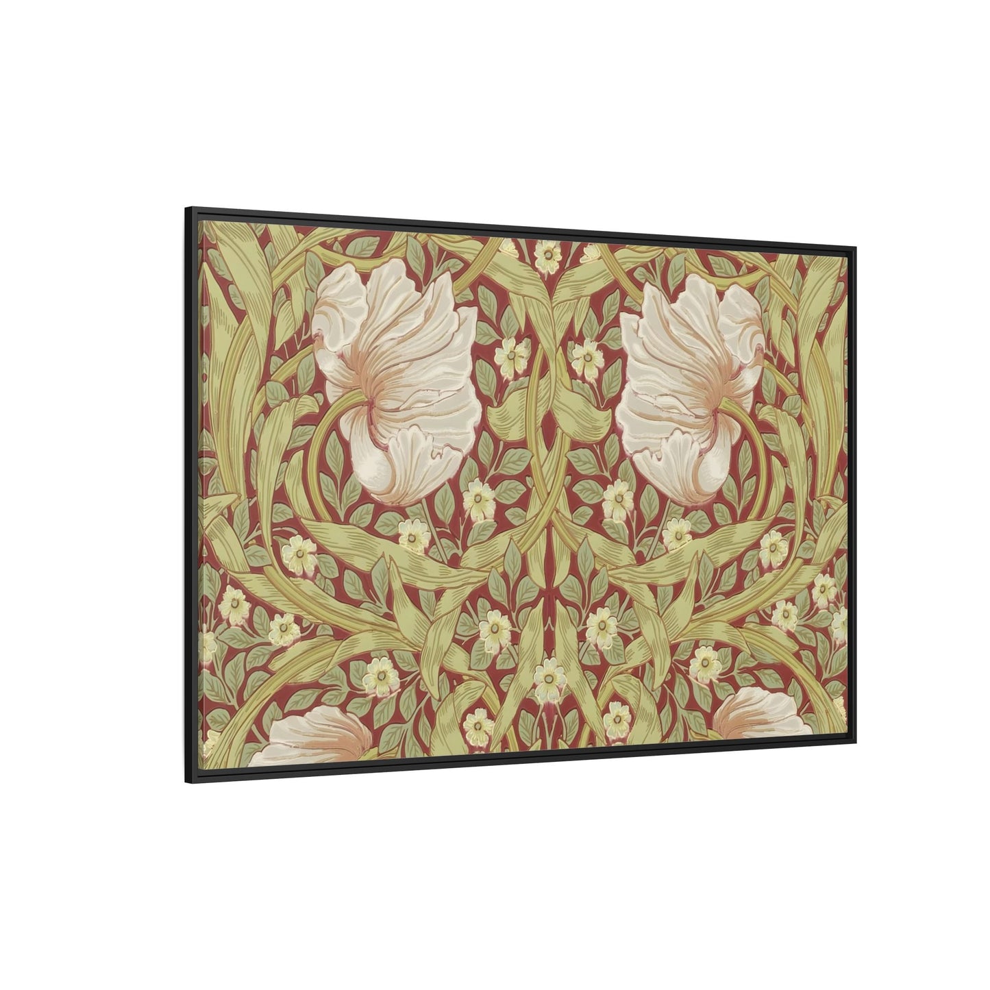 Large Floral Canvas Prints - William Morris Majesty Wall Art Decor - YesArtYes