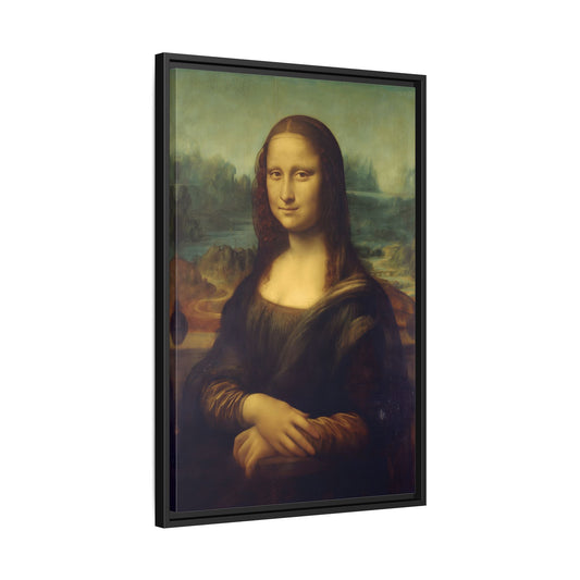 Large Framed Mona Lisa Canvas Wall Art Painting Reproduction Print - YesArtYes