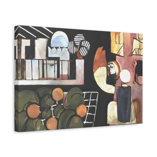 Large Moroccans Canvas Wall Art Print - Famous Matisse Abstract - YesArtYes